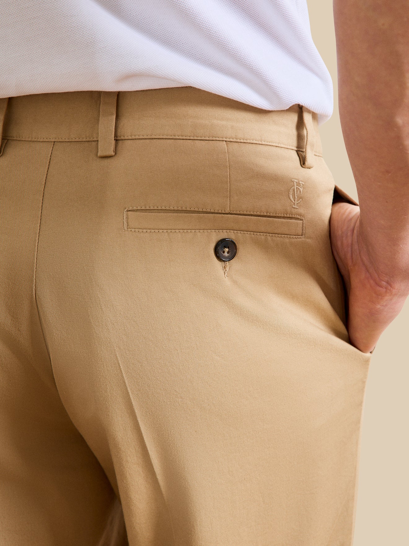 Pantalon chino 7/8ème homme