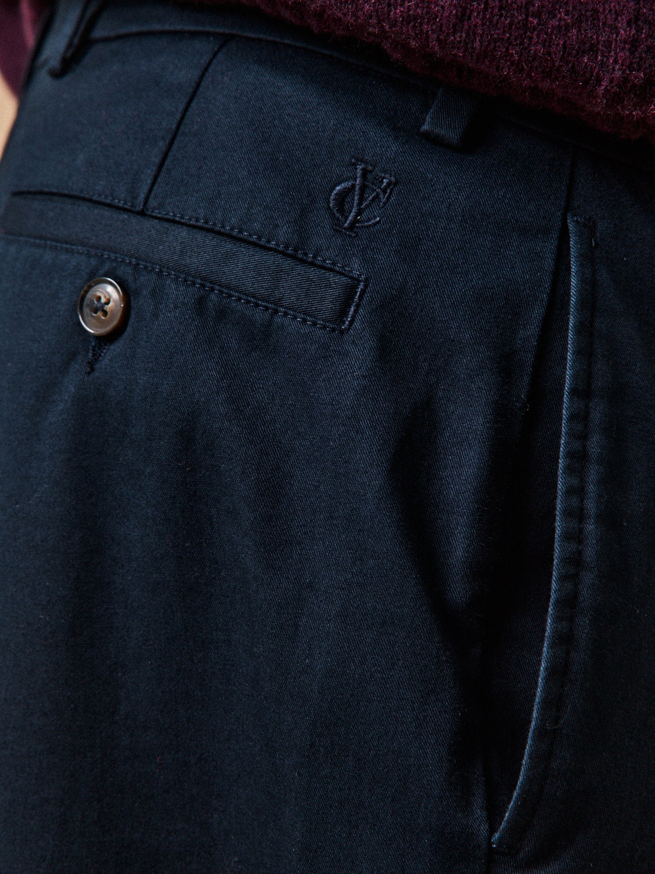 Pantalon chino large homme