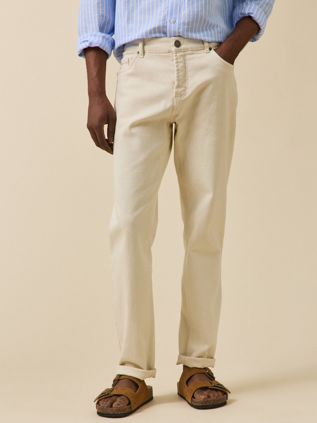 Jean regular homme coton biologique