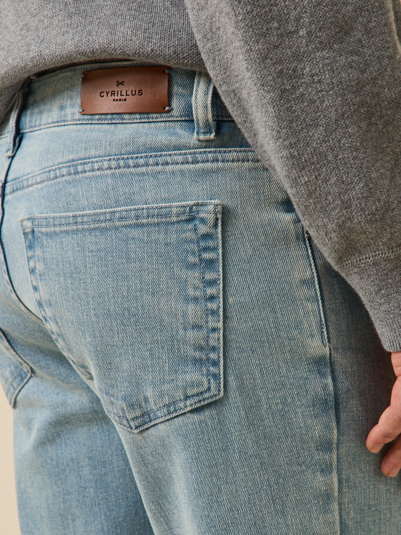 Jean regular homme coton biologique