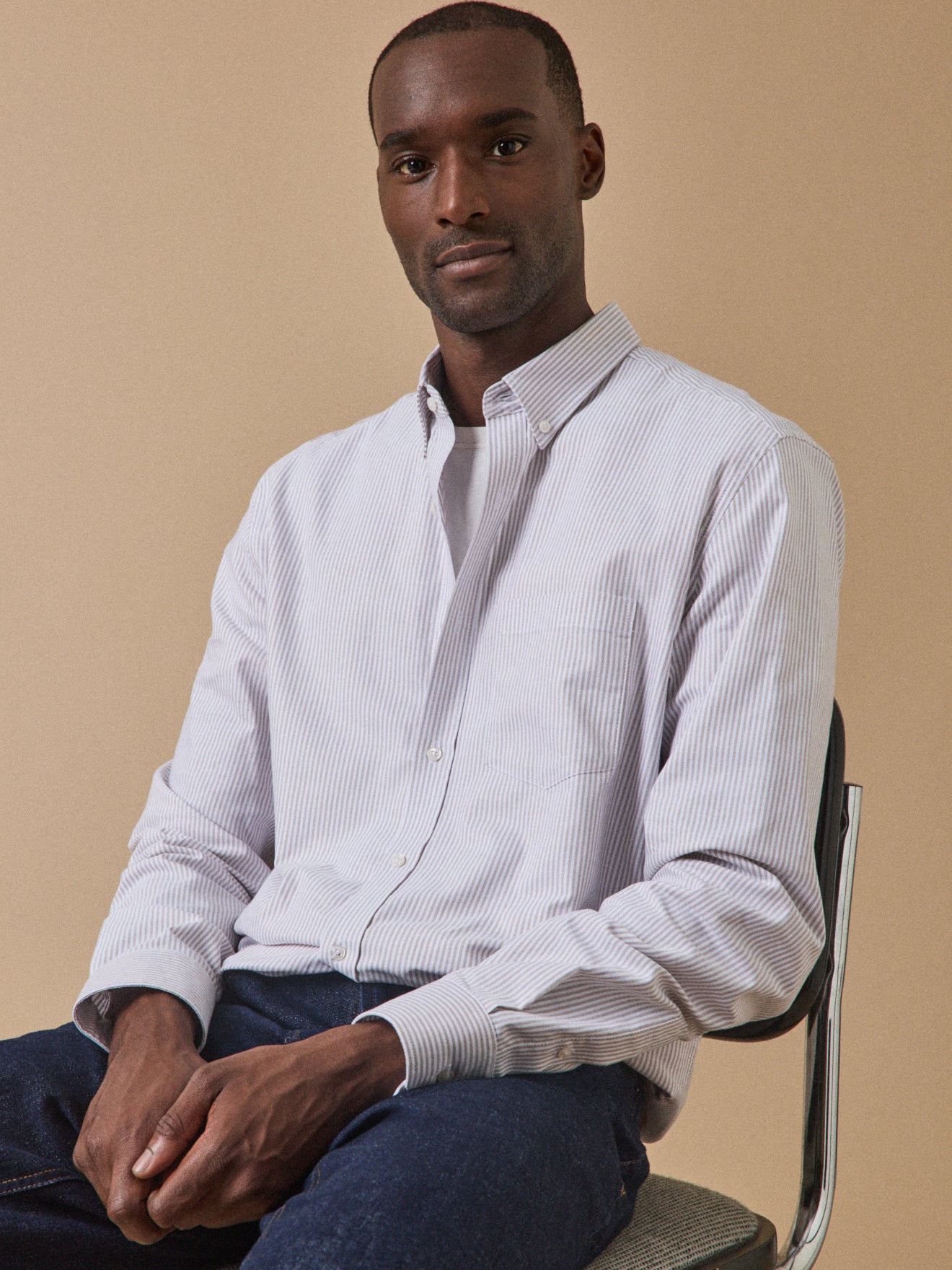 Chemise Oxford Regular Fit homme - Coton biologique