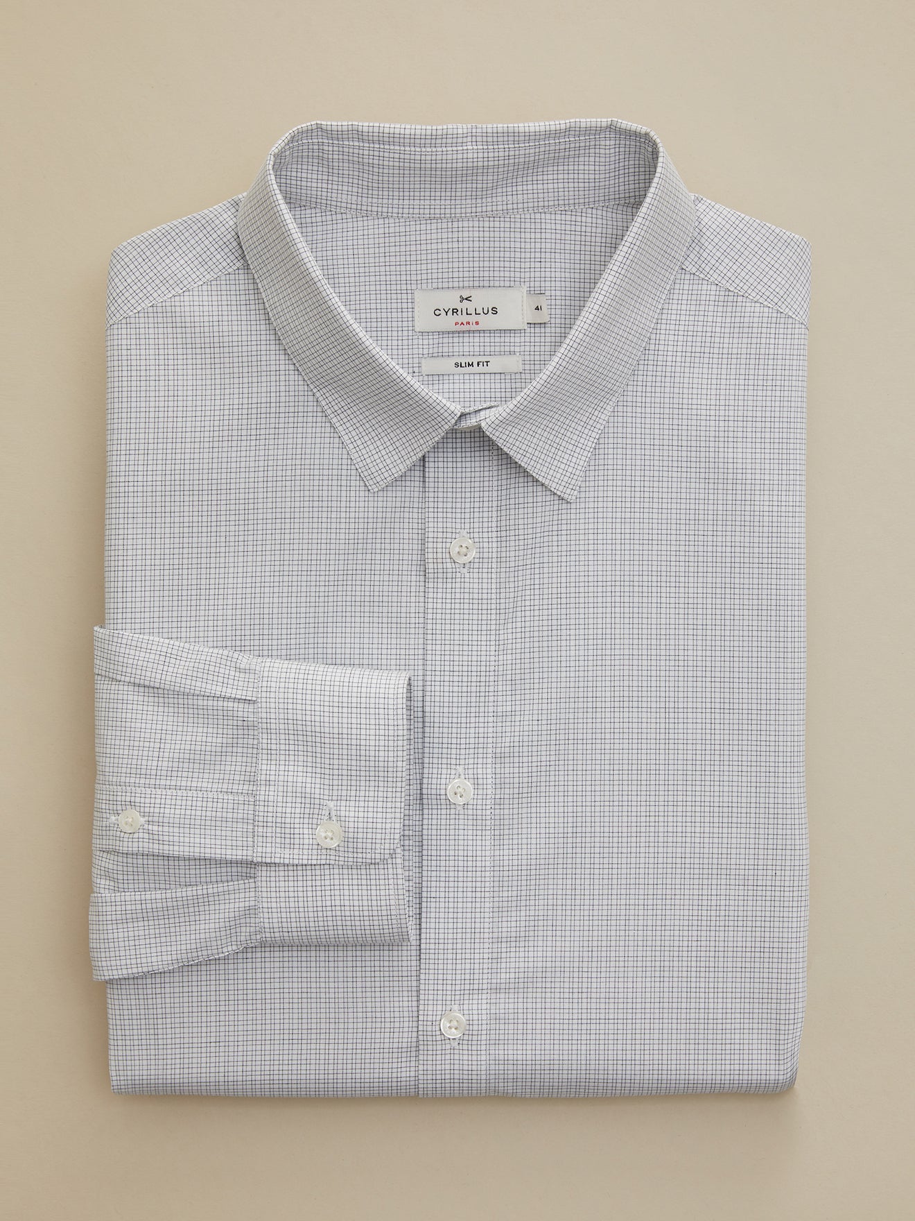 Chemise carreaux slim fit homme non iron