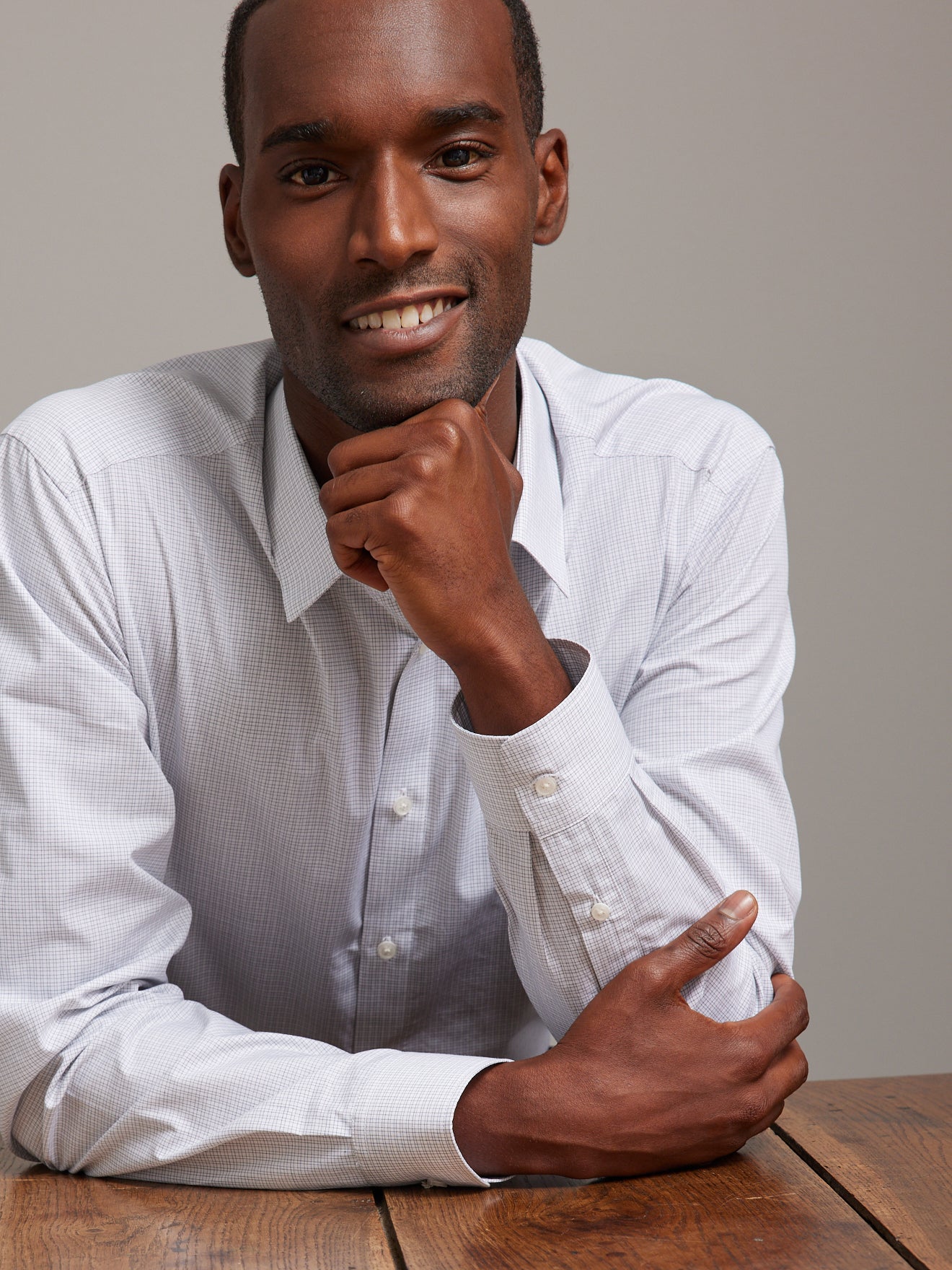 Chemise carreaux slim fit homme non iron