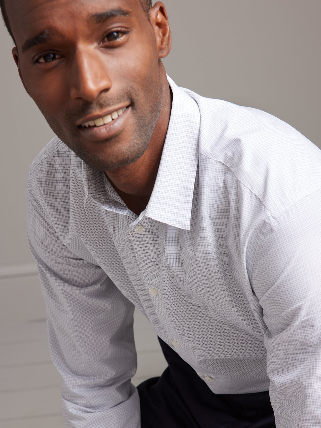 Chemise carreaux slim fit homme non iron