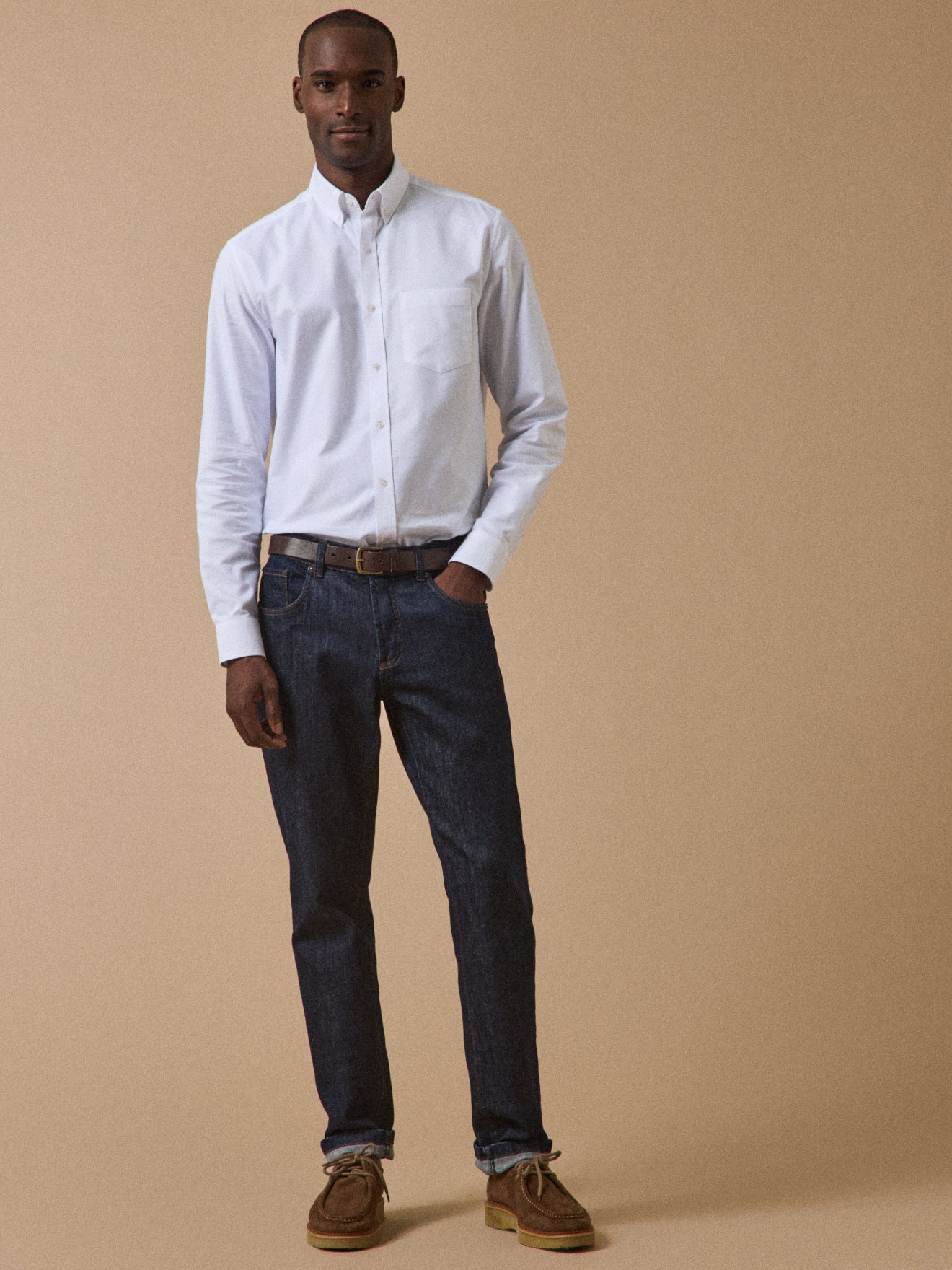 Chemise oxford homme coupe contemporaine