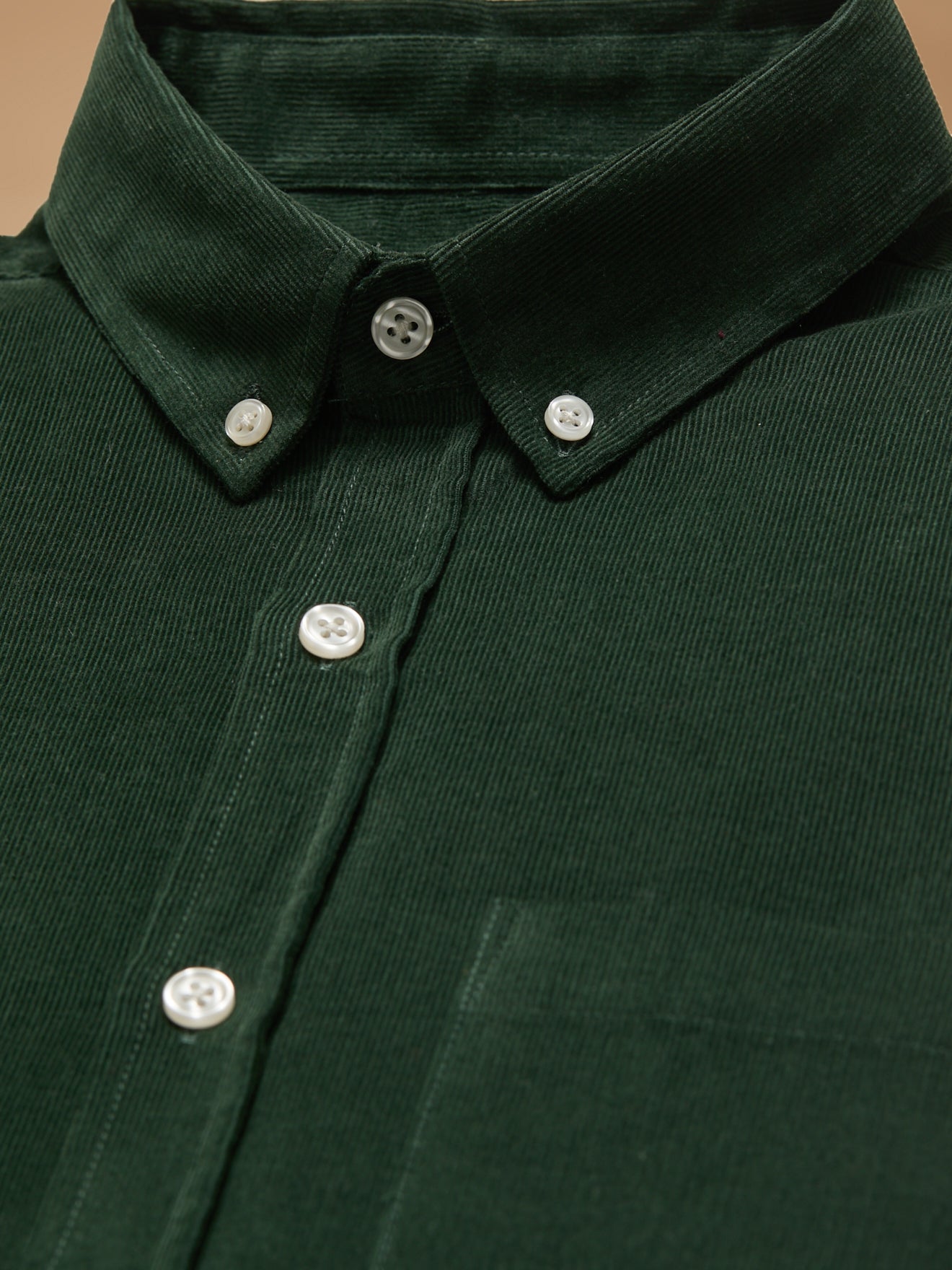 Chemise velours homme coupe contemporaine