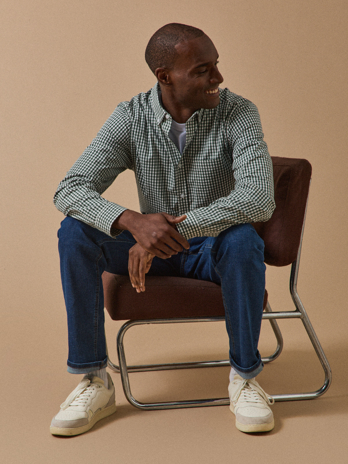 Chemise vichy homme coupe contemporaine