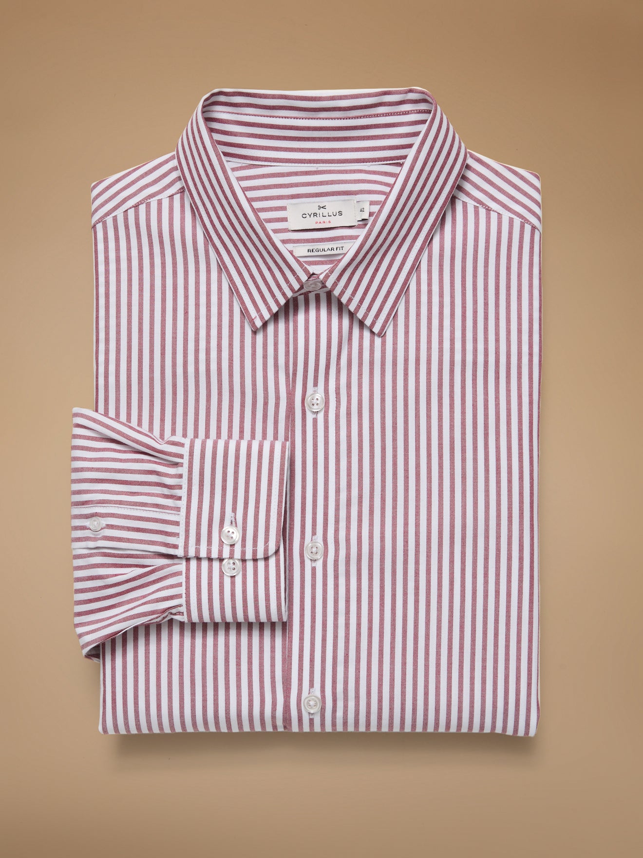 Chemise rayée homme coupe contemporaine