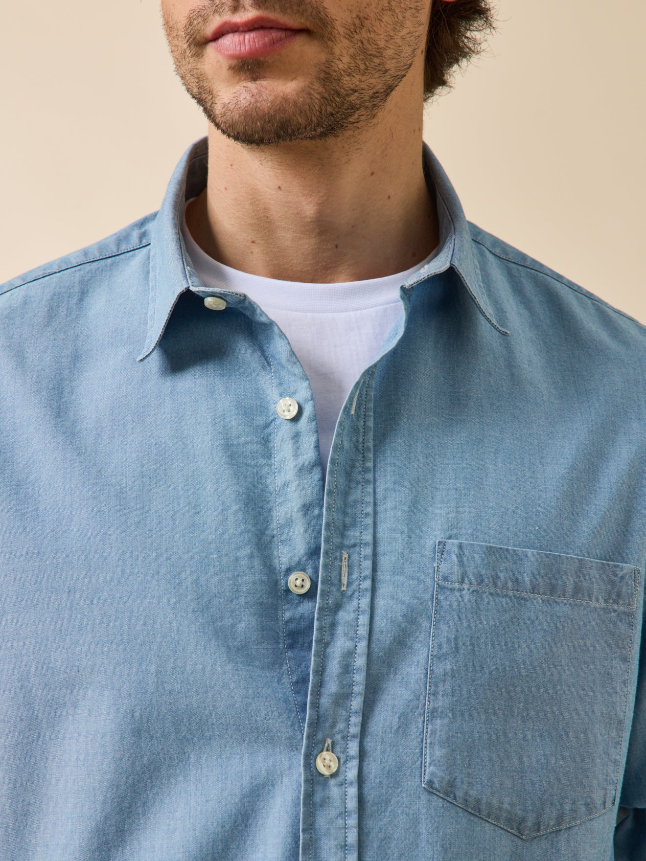 ASOS - Chemise manches longues en chambray avec 2 - Asos - Pickture ASOS - Chemise manches longues en chambray avec 2 - Asos - Pickture