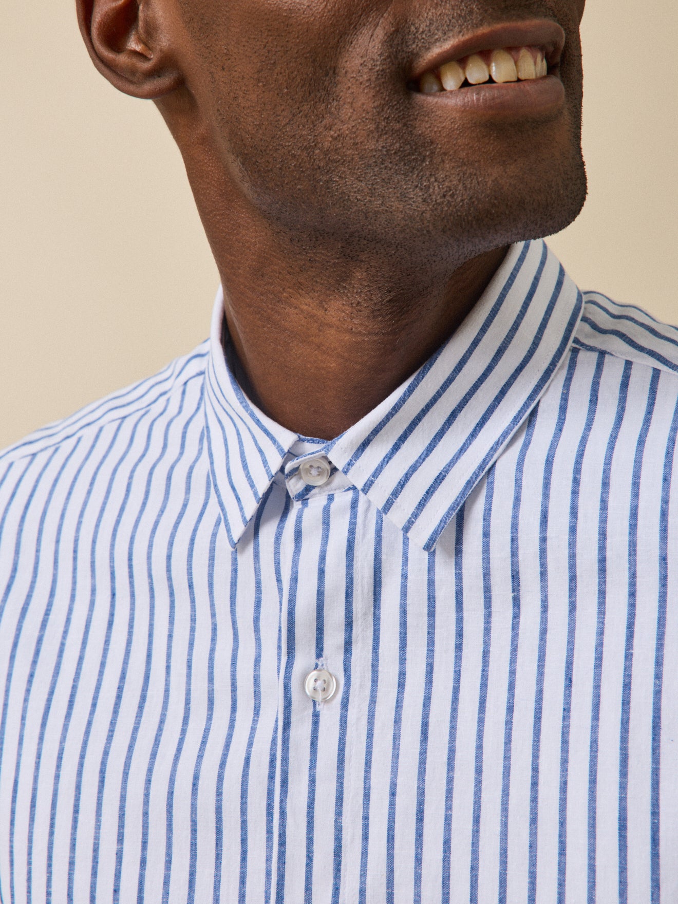 Chemise rayée homme coupe contemporaine