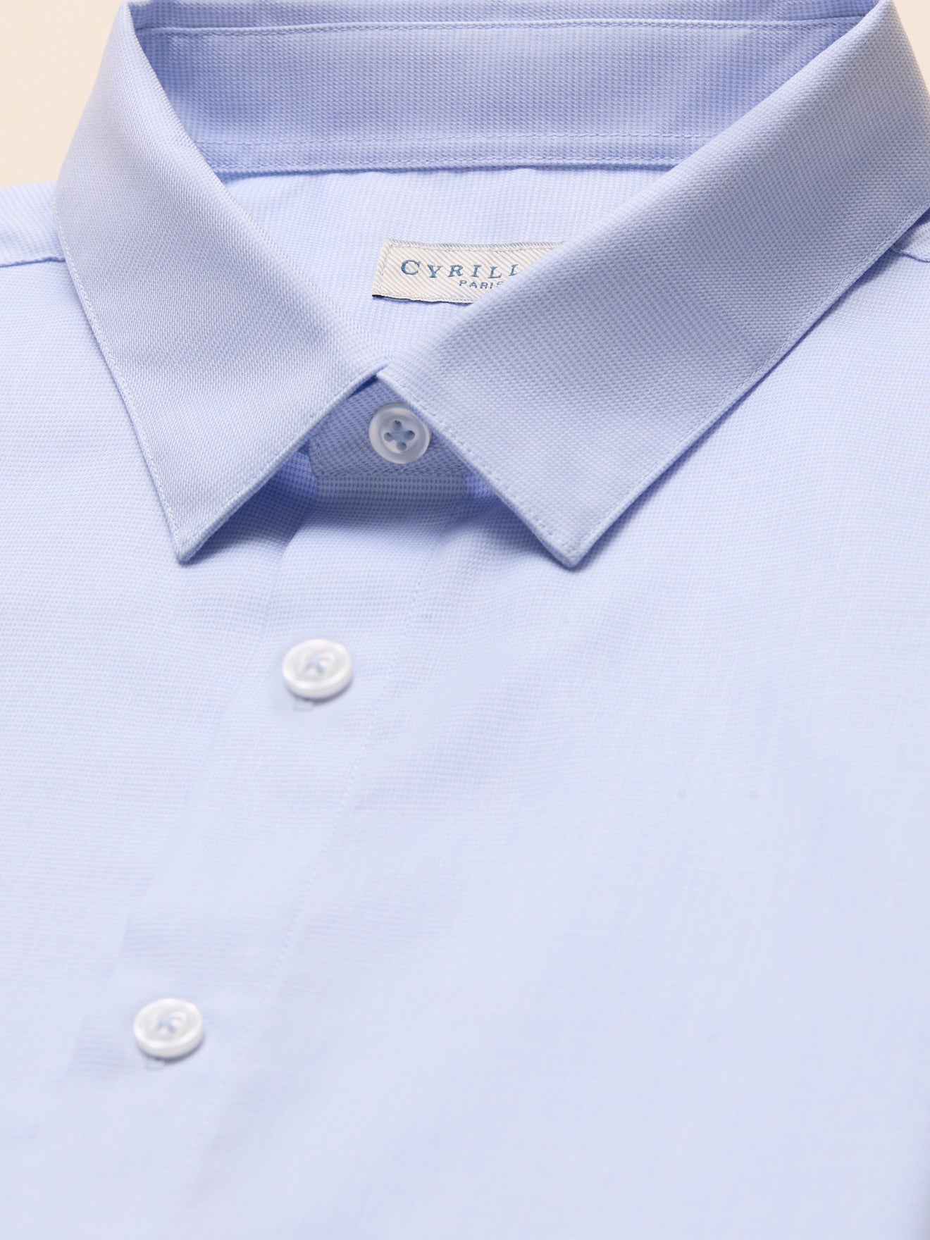 Chemise pinpoint homme coupe ajustée