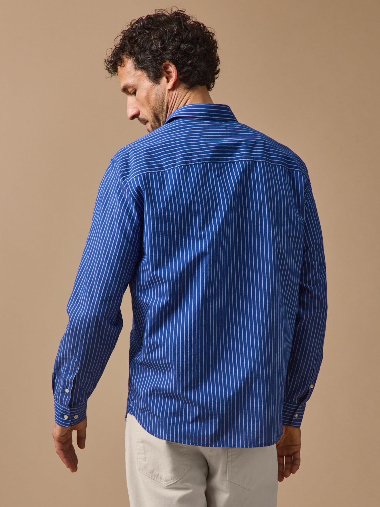 Chemise homme rayée - coupe contemporaine