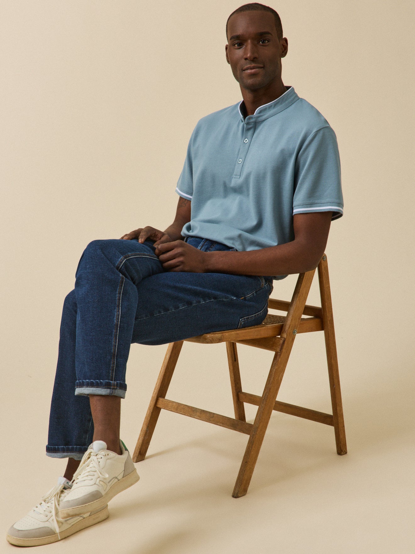 Polo col officier homme coton biologique