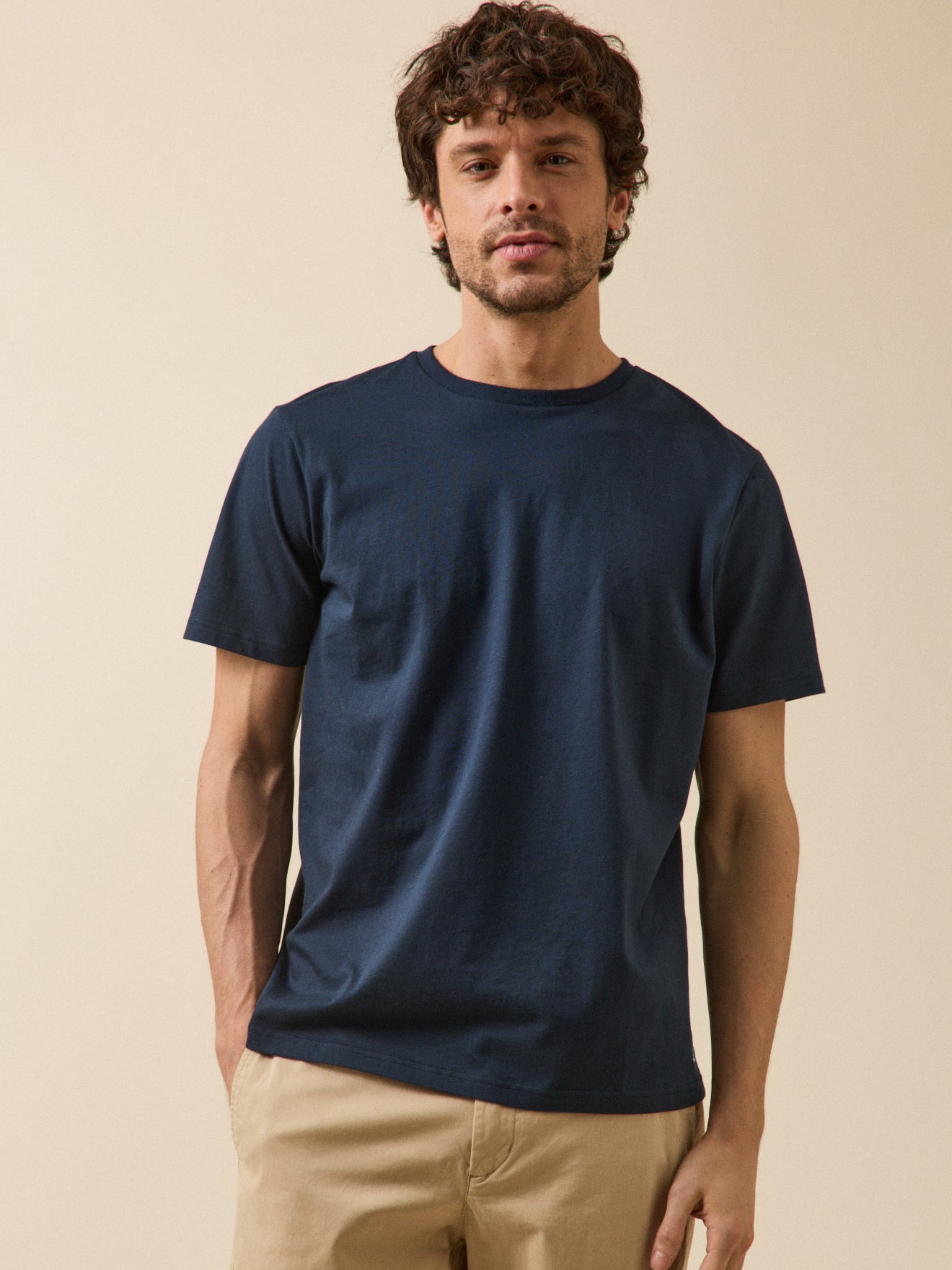 T-shirt uni homme coton biologique