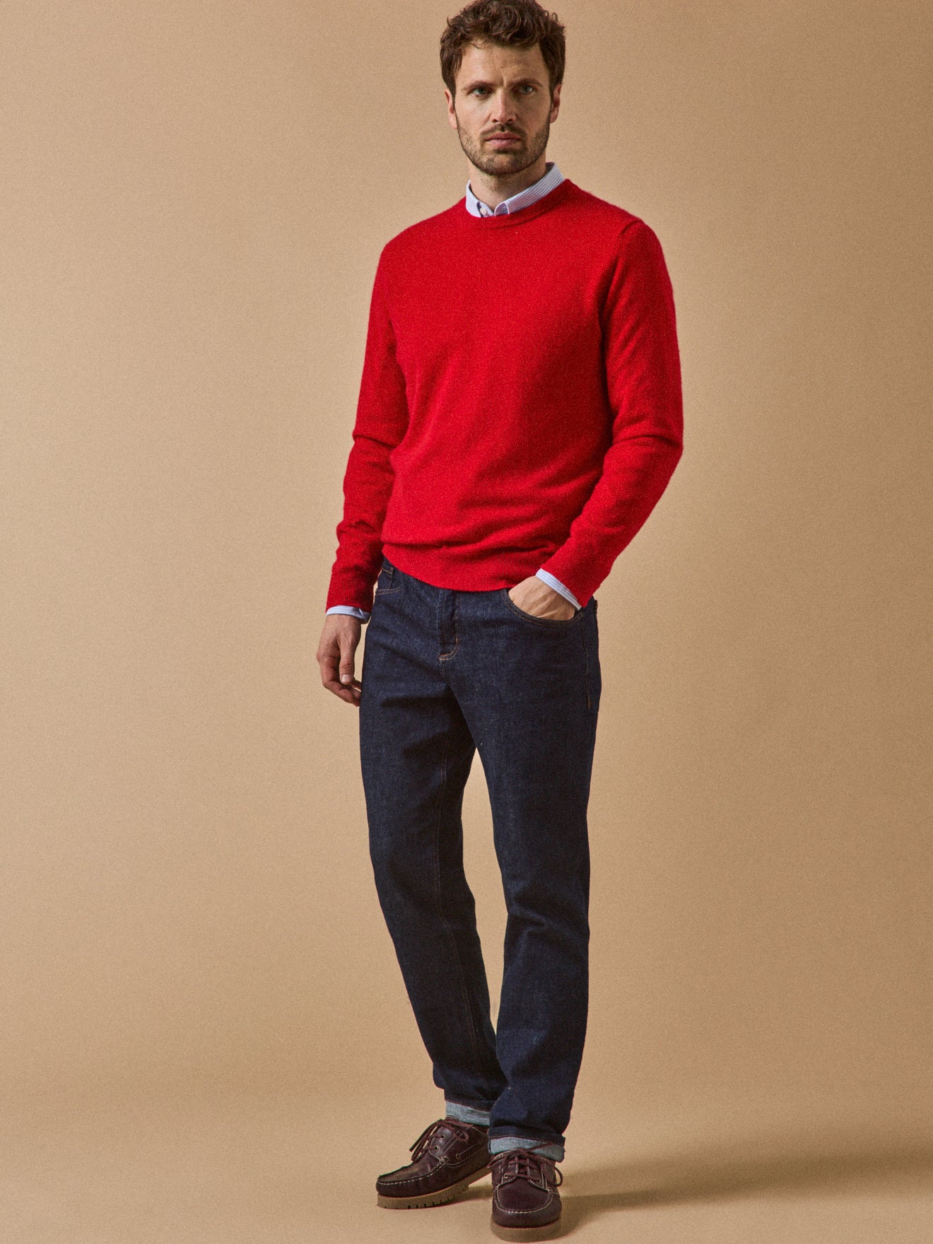 Pull Garçon Nutmeg Rouge Coton – Taille 9-10 Ans, Manches Courtes, Excellent état