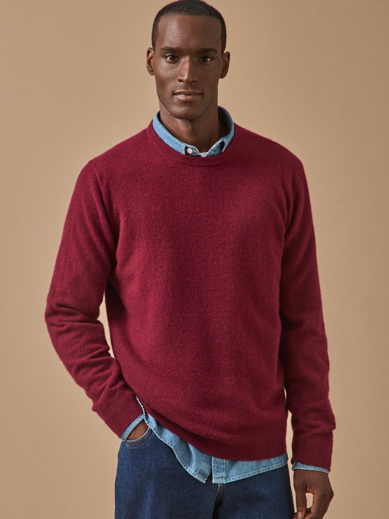 Pull col rond homme - Collection Cachemire