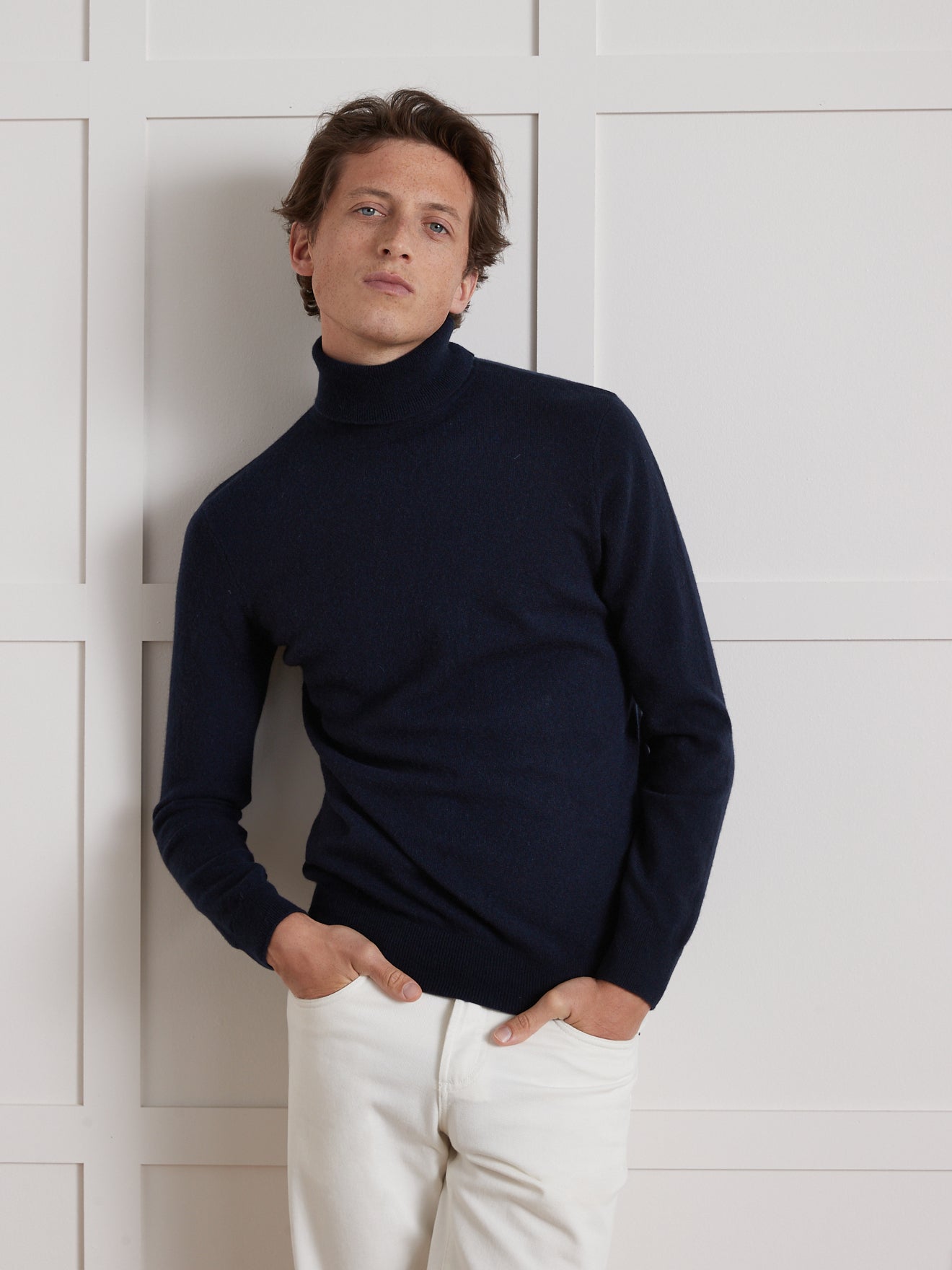 Pull col roulé homme - Collection Cachemire