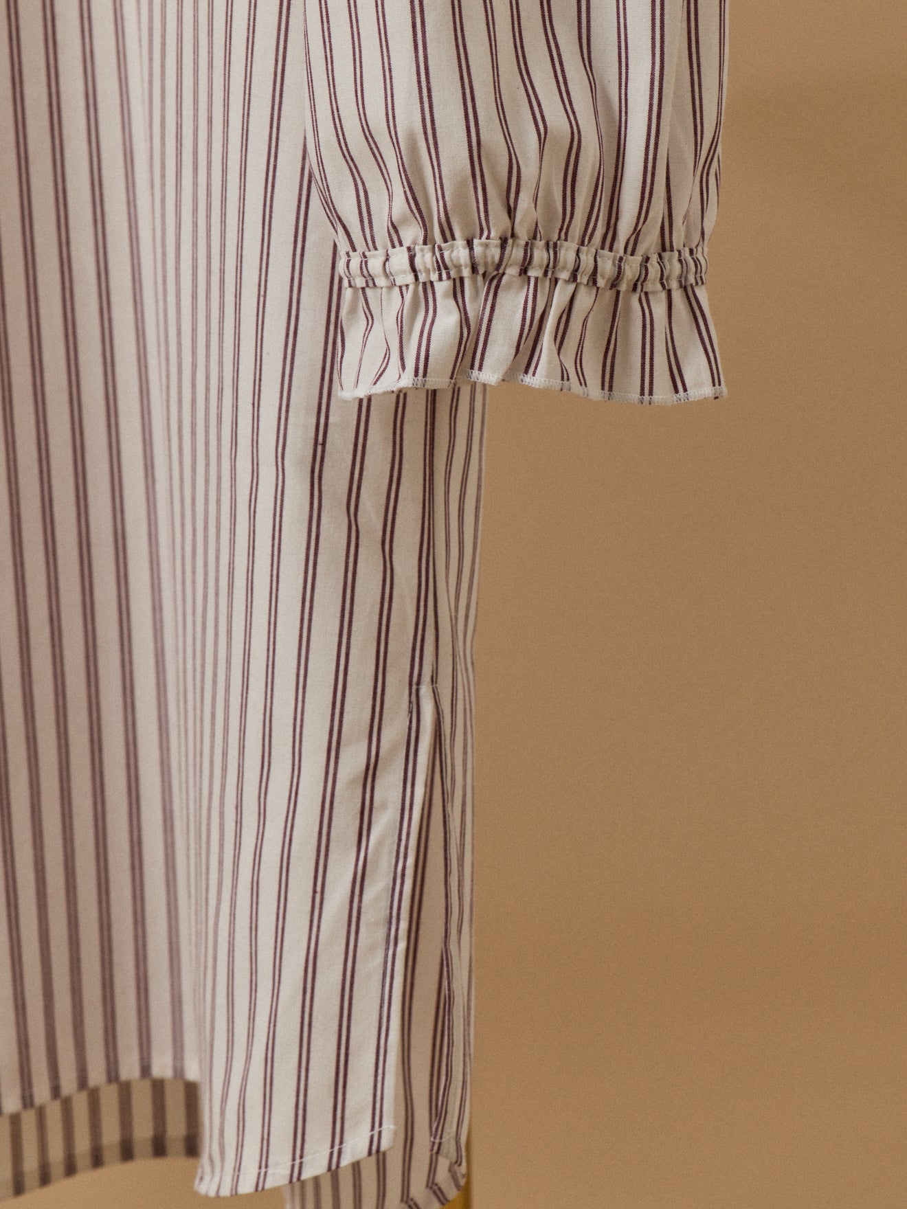 Chemise de nuit liquette rayée femme