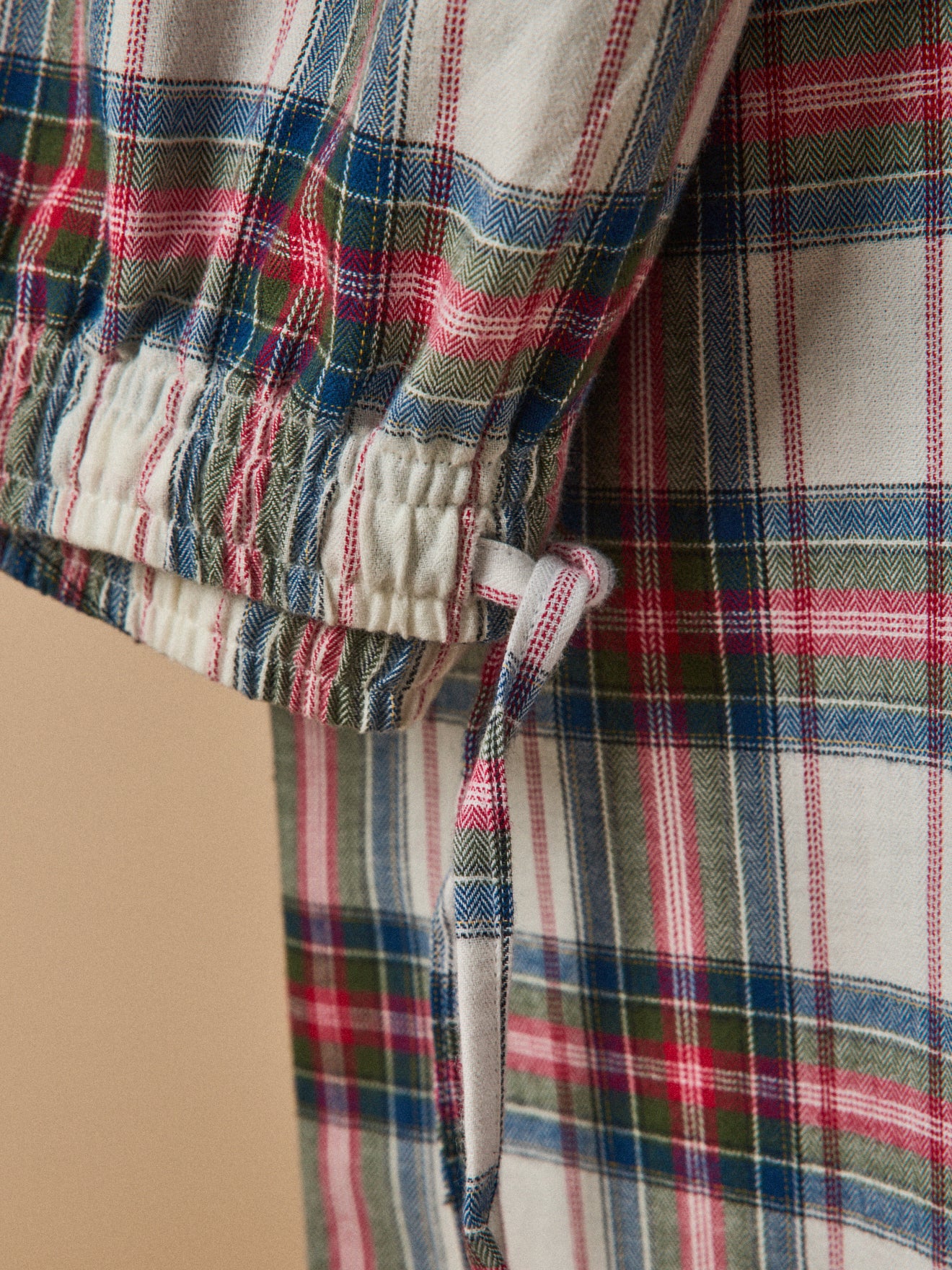 Pyjama flanelle carreaux femme