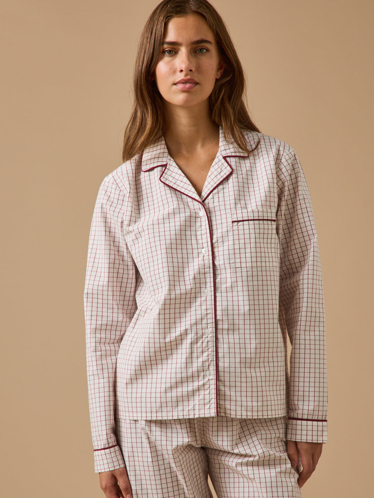 Pyjama à carreaux femme