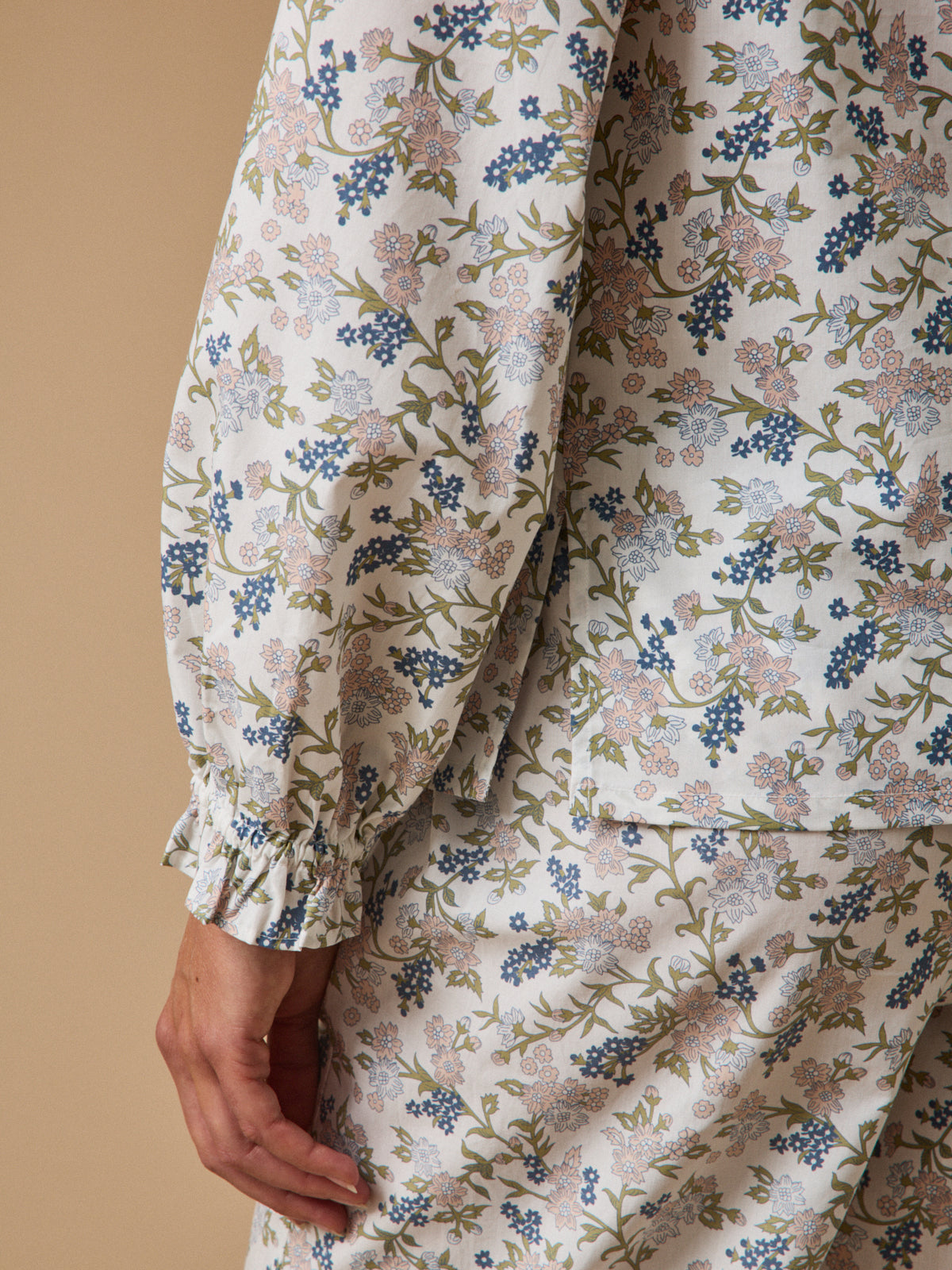 Pyjama volanté femme imprimé Mathilde