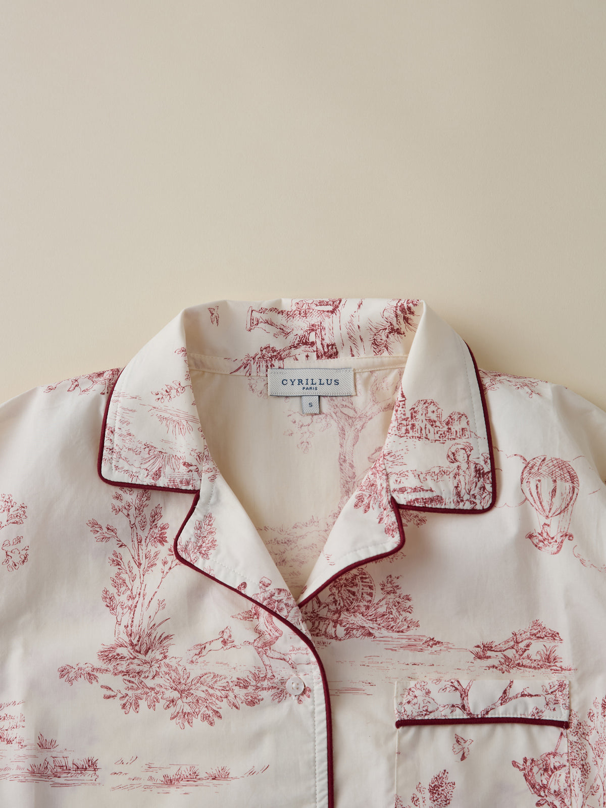 Pyjama Femme esprit toile de Jouy