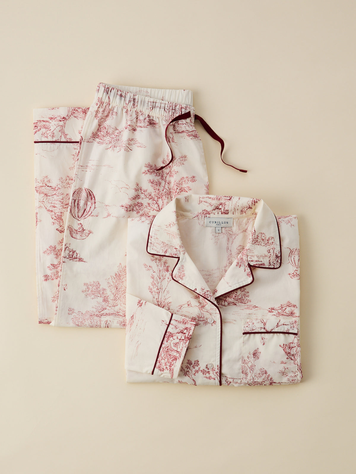 Pyjama Femme esprit toile de Jouy