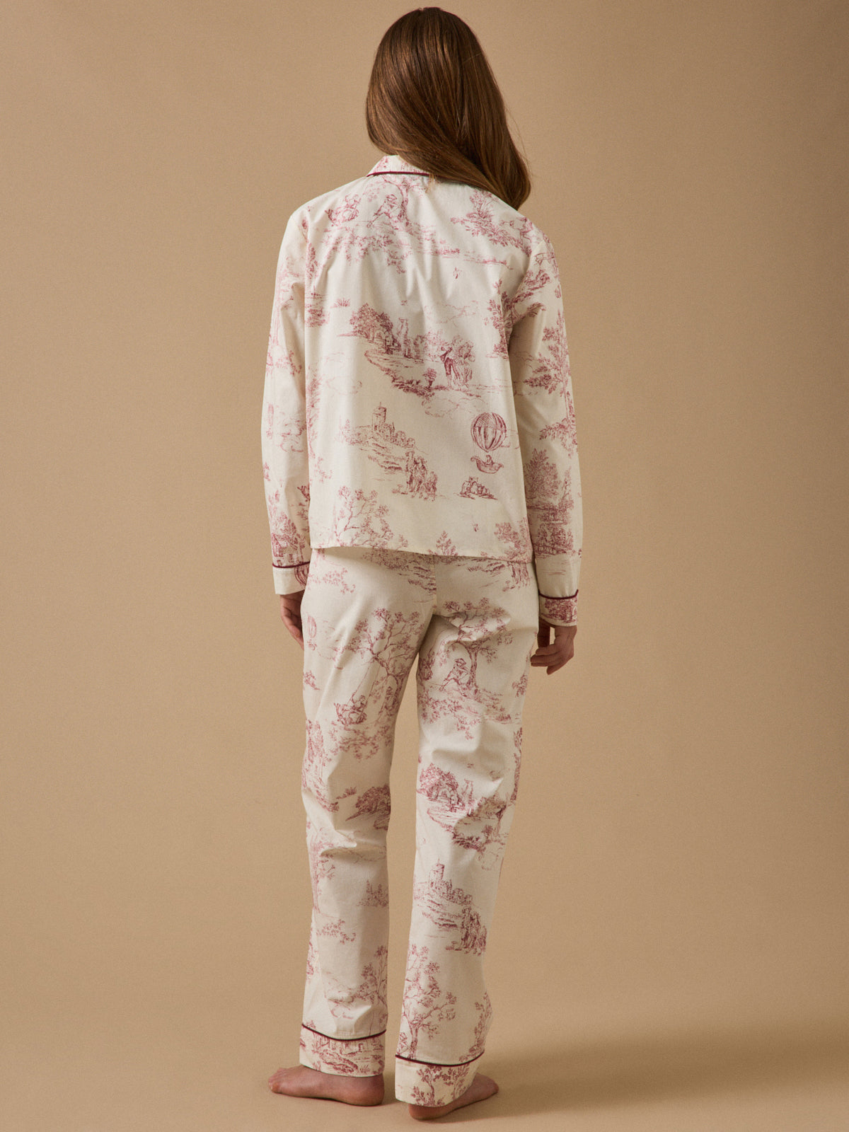 Pyjama Femme esprit toile de Jouy