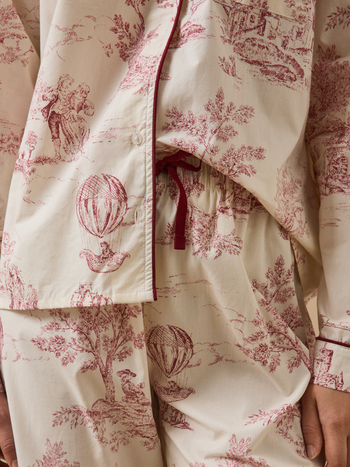 Pyjama Femme esprit toile de Jouy