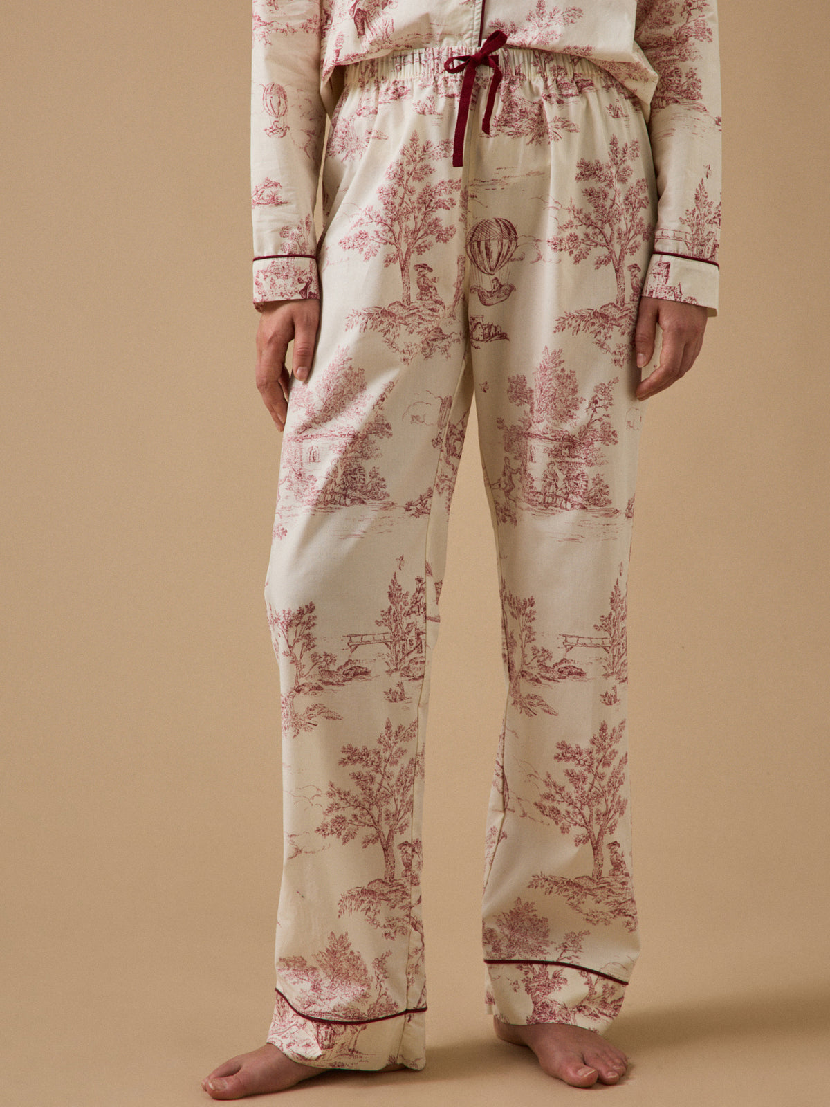 Pyjama Femme esprit toile de Jouy