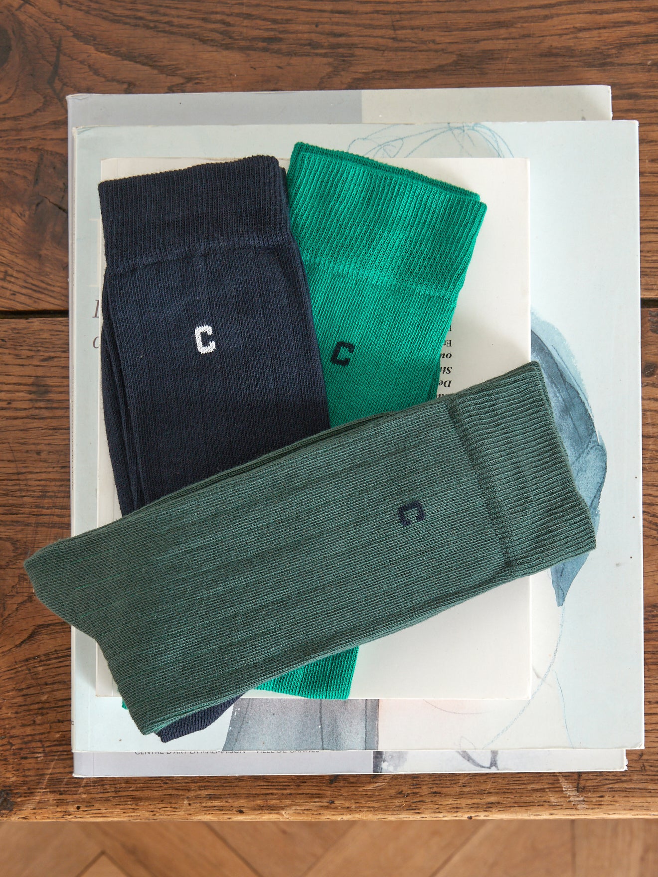 Chaussettes unies homme - lot de 3 paires