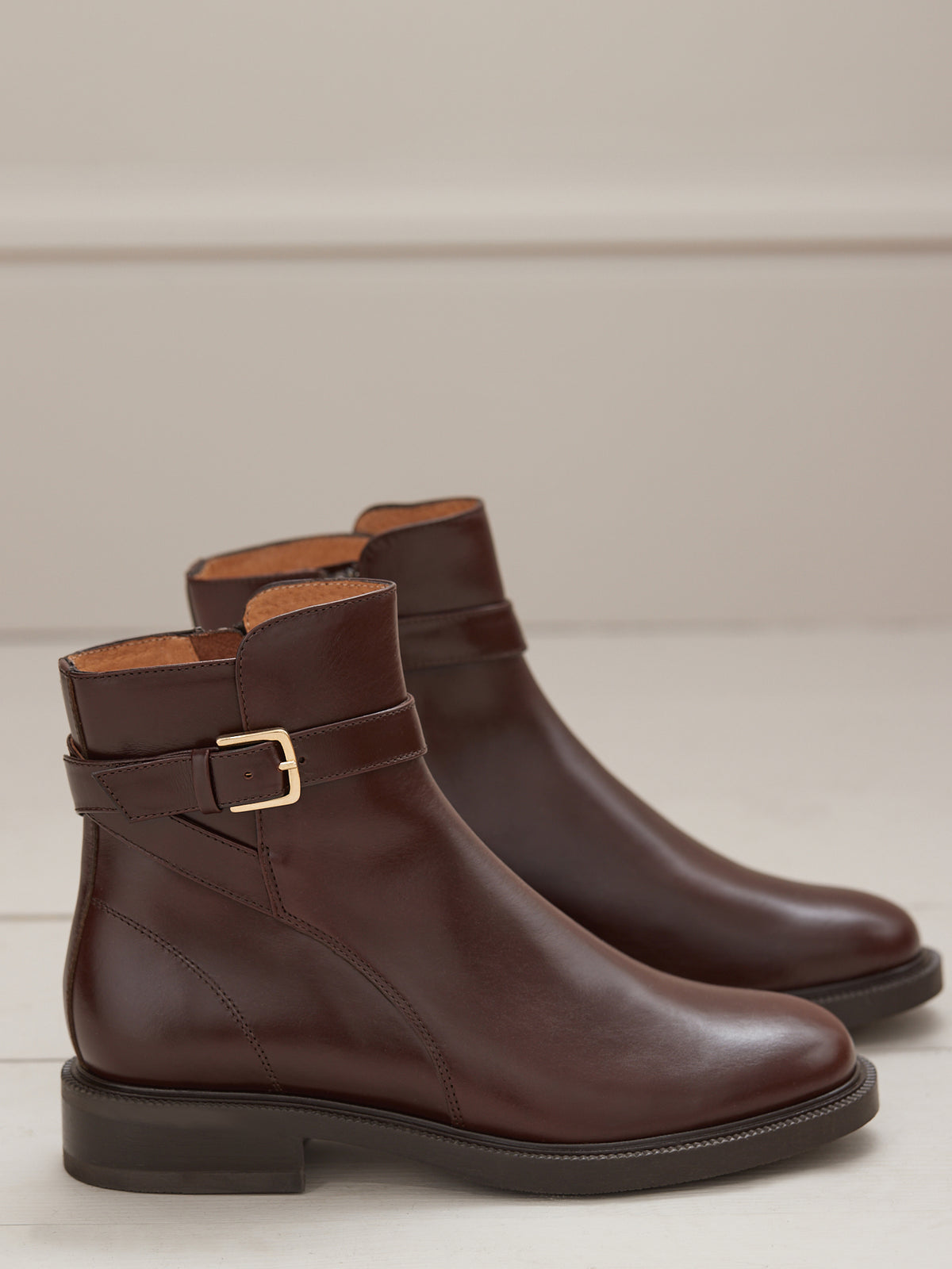 Boots cavalières cuir femme