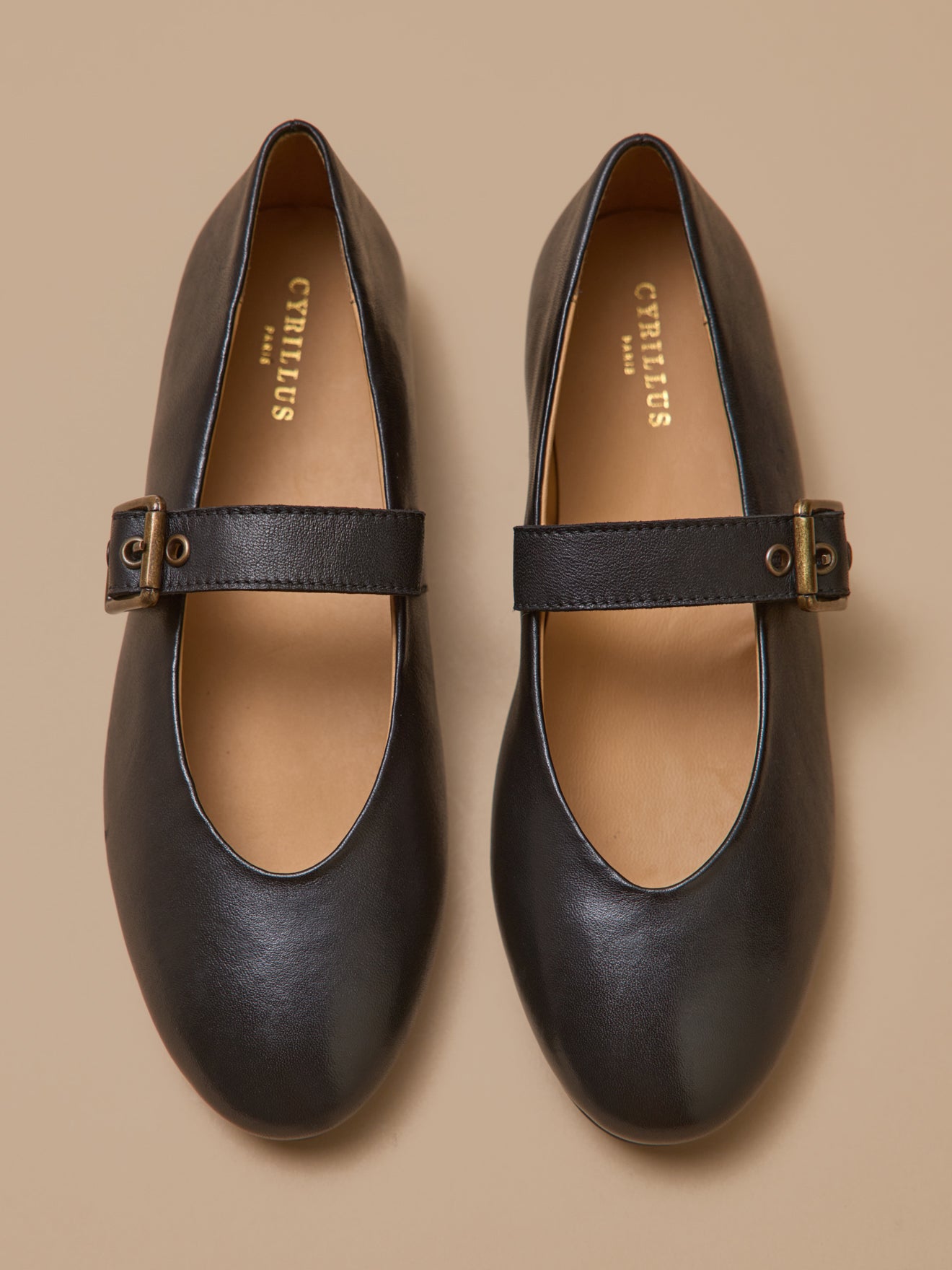 Ballerines à bride cuir femme