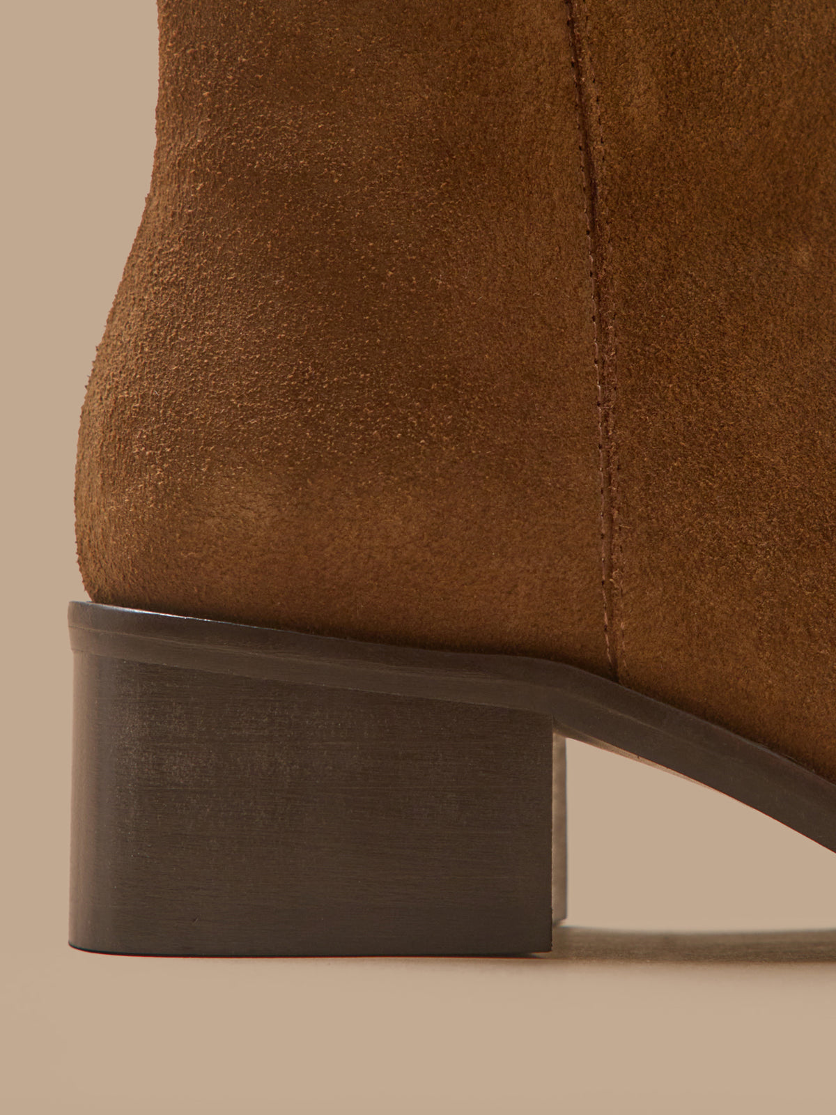 Boots à talon cuir femme