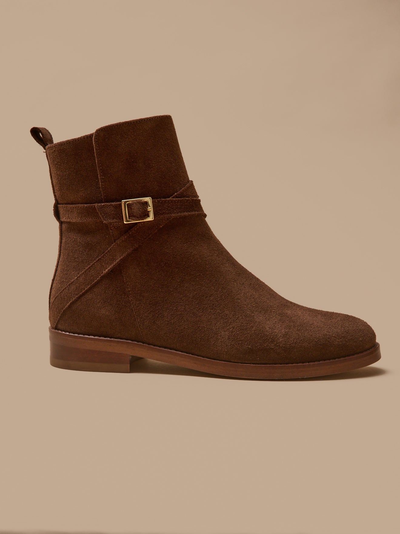 Boots cuir femme