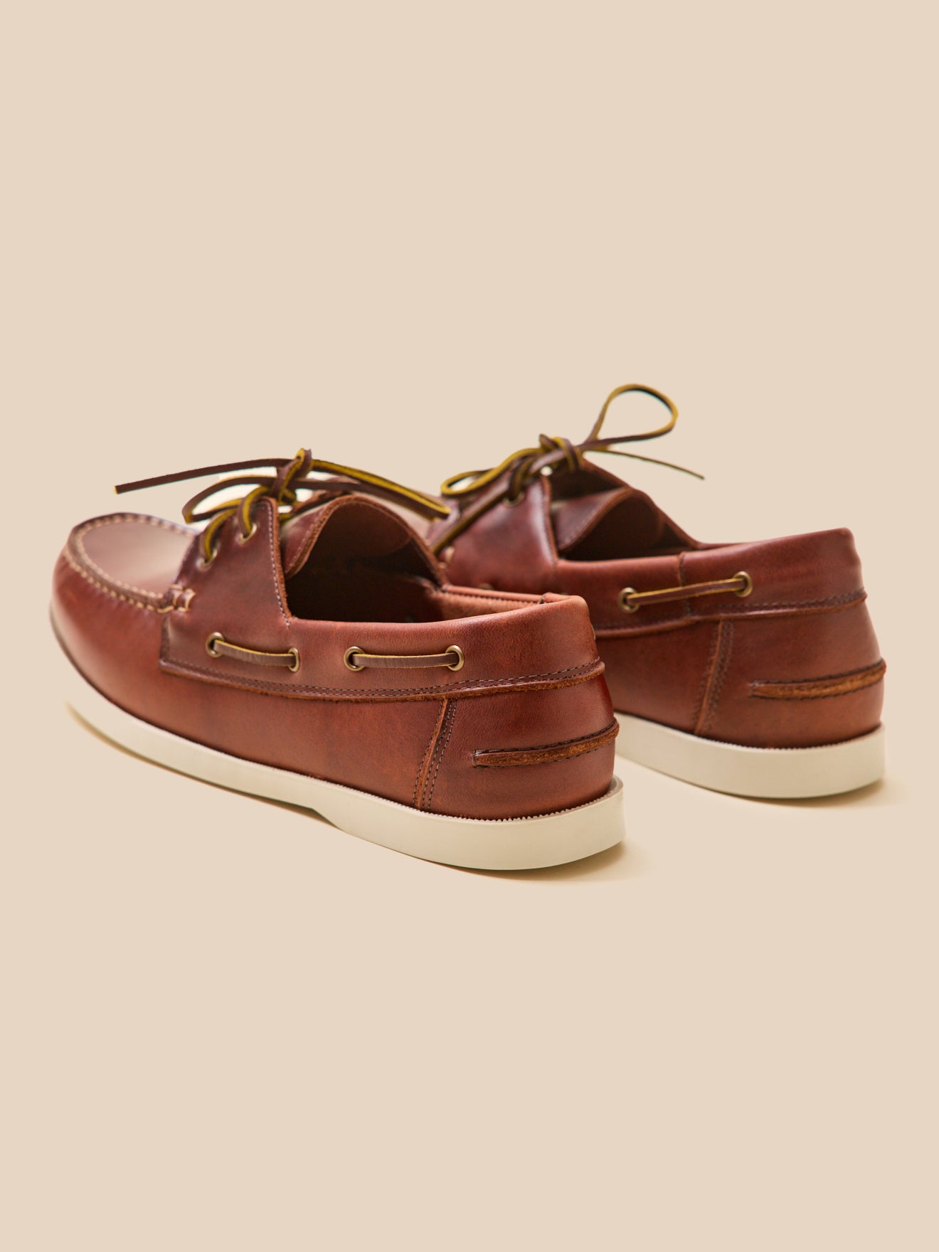 Chaussures bateau cuir homme