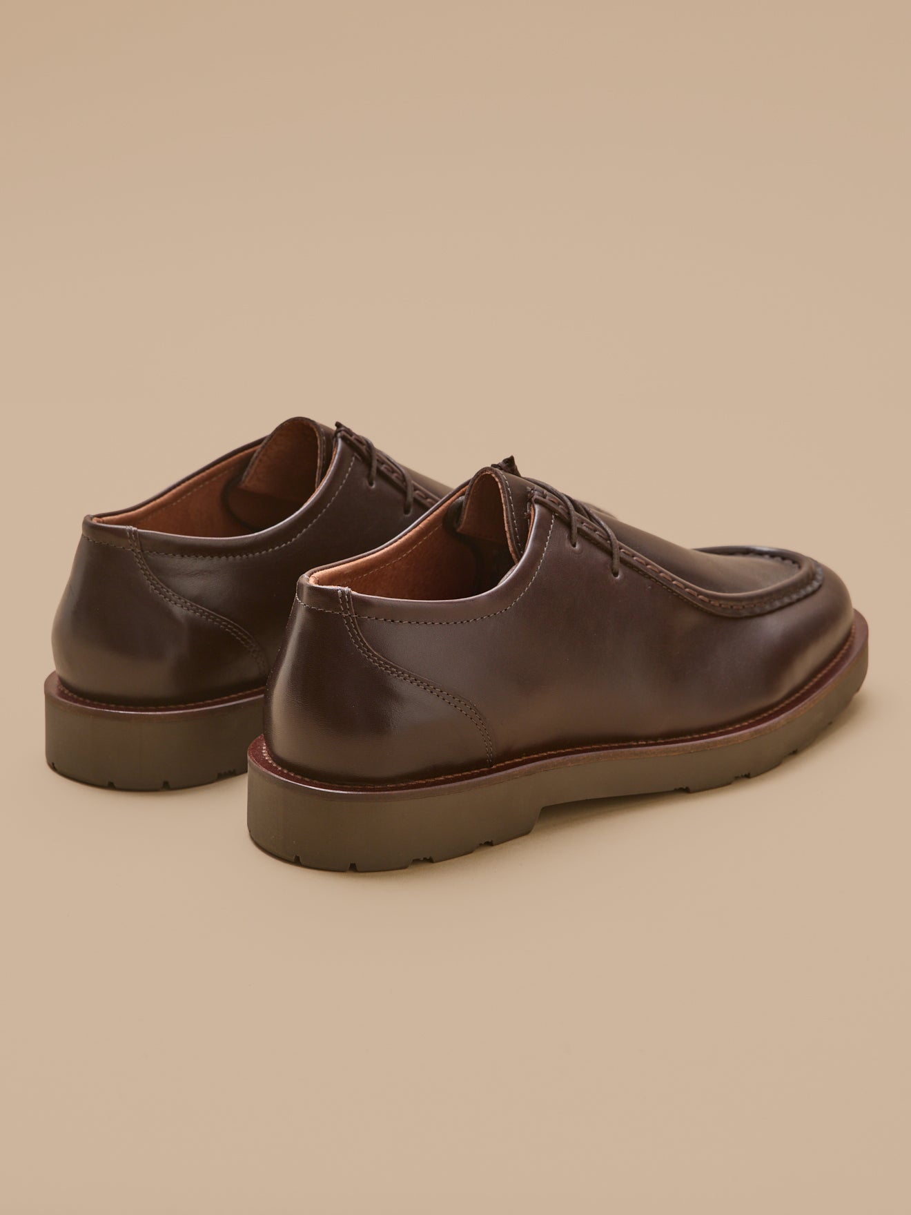 Derbies lacées cuir homme