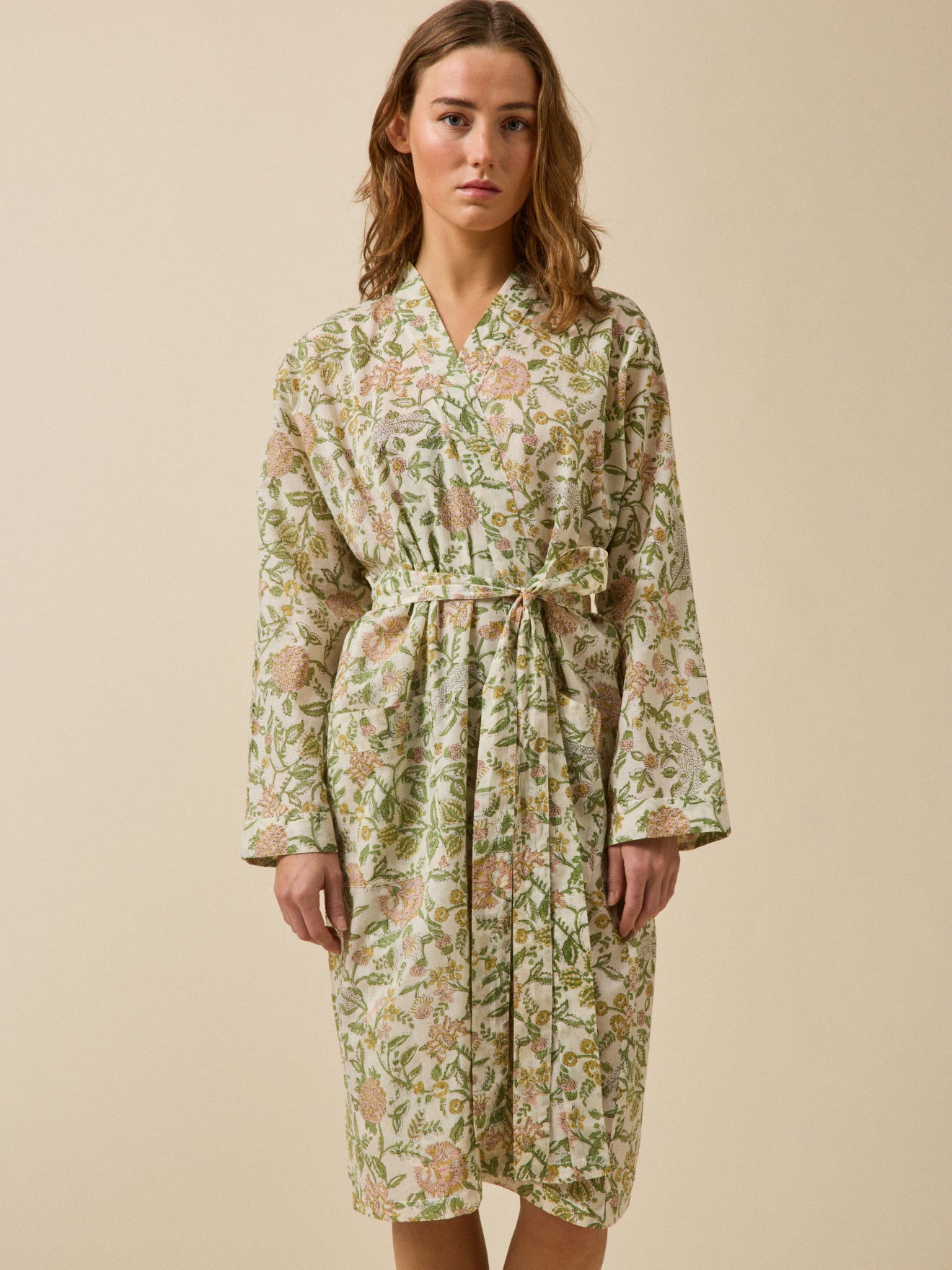 Kimono femme voile de coton indien