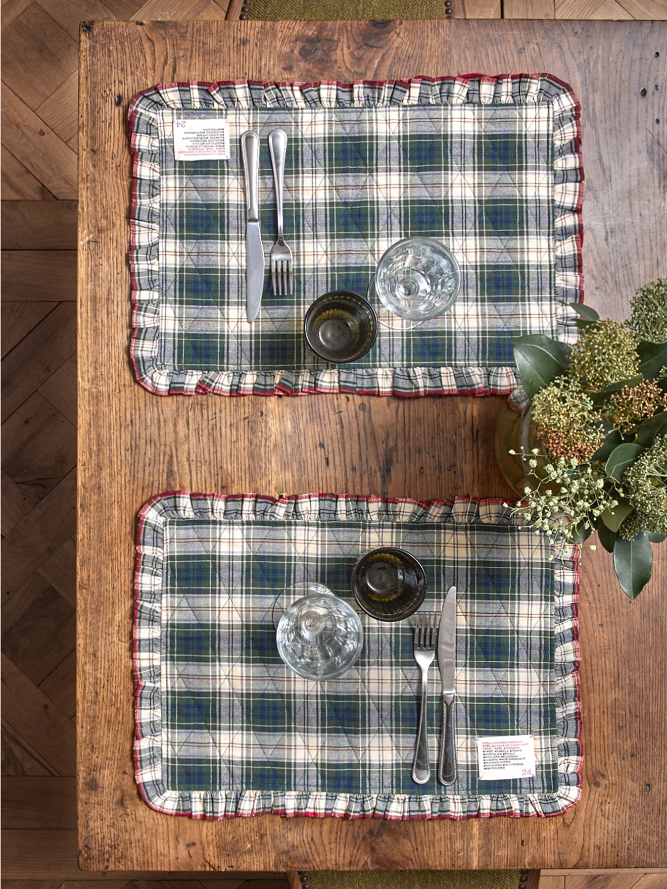 Set de table Renaud par lot de 2 - Noël au pays de Constance