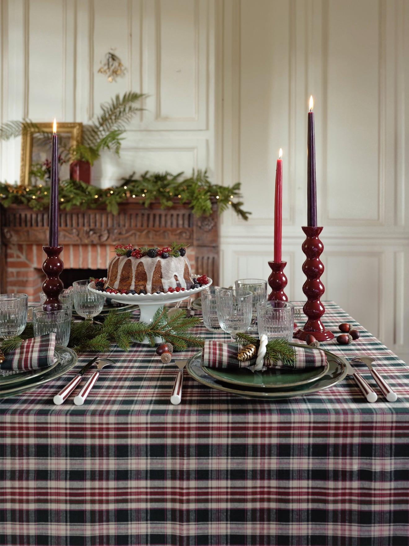 Nappe en tartan - Collection Noël