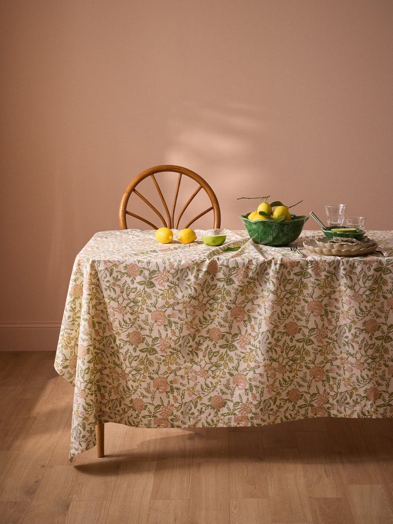 Nappe en coton imprimé indien Sofia