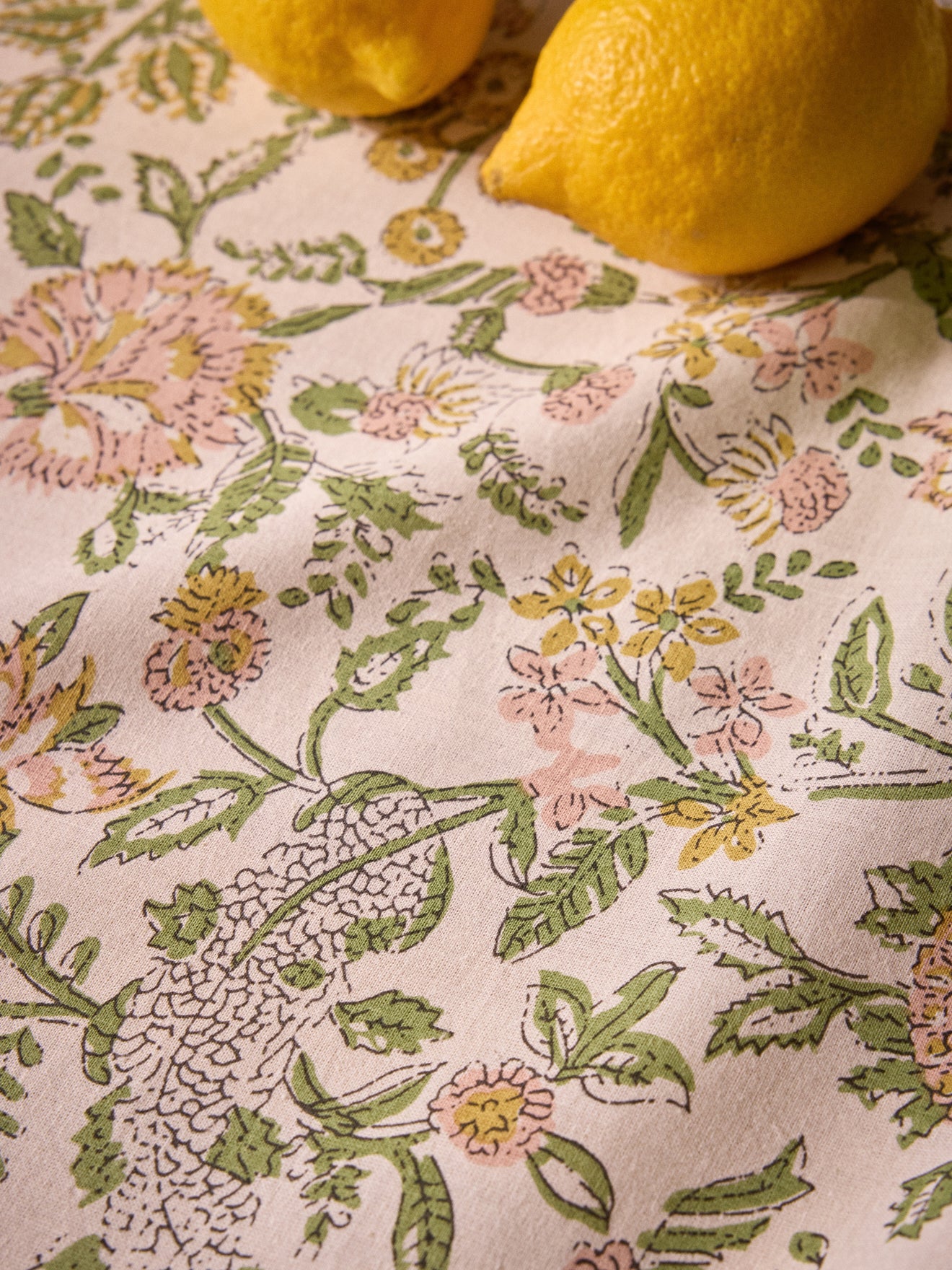 Nappe en coton imprimé indien Sofia