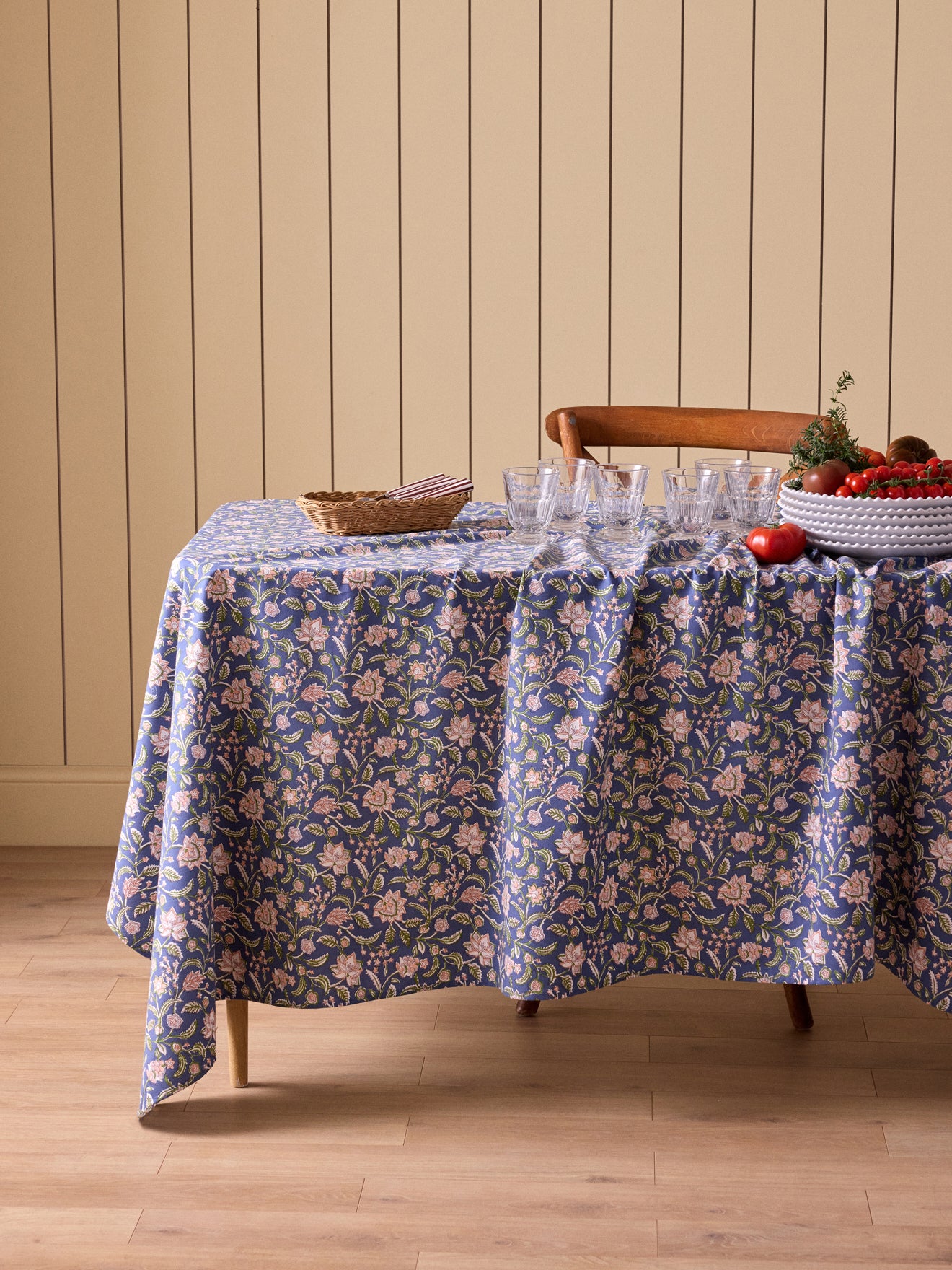 Nappe en coton imprimé indien Bella