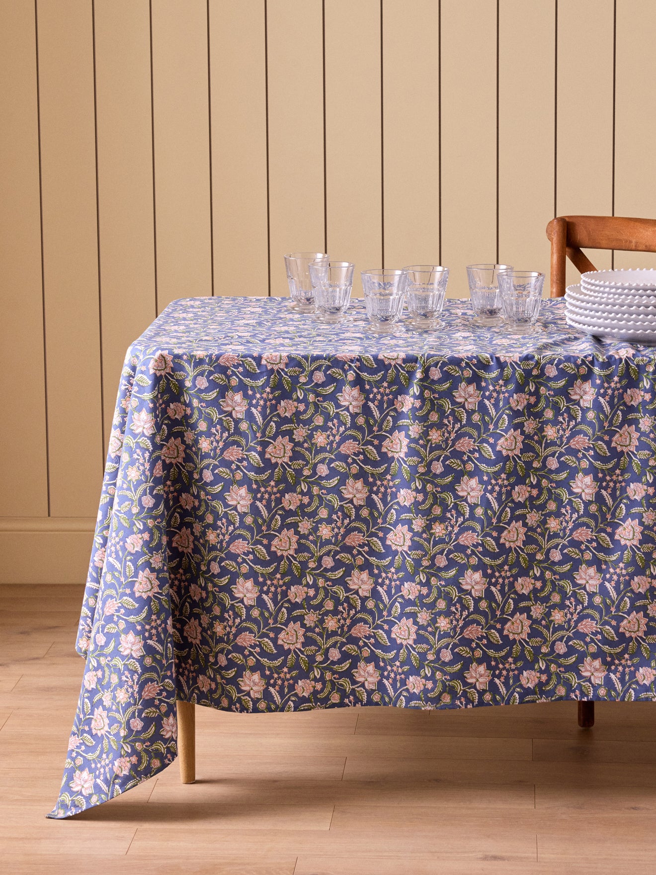 Nappe en coton imprimé indien Bella