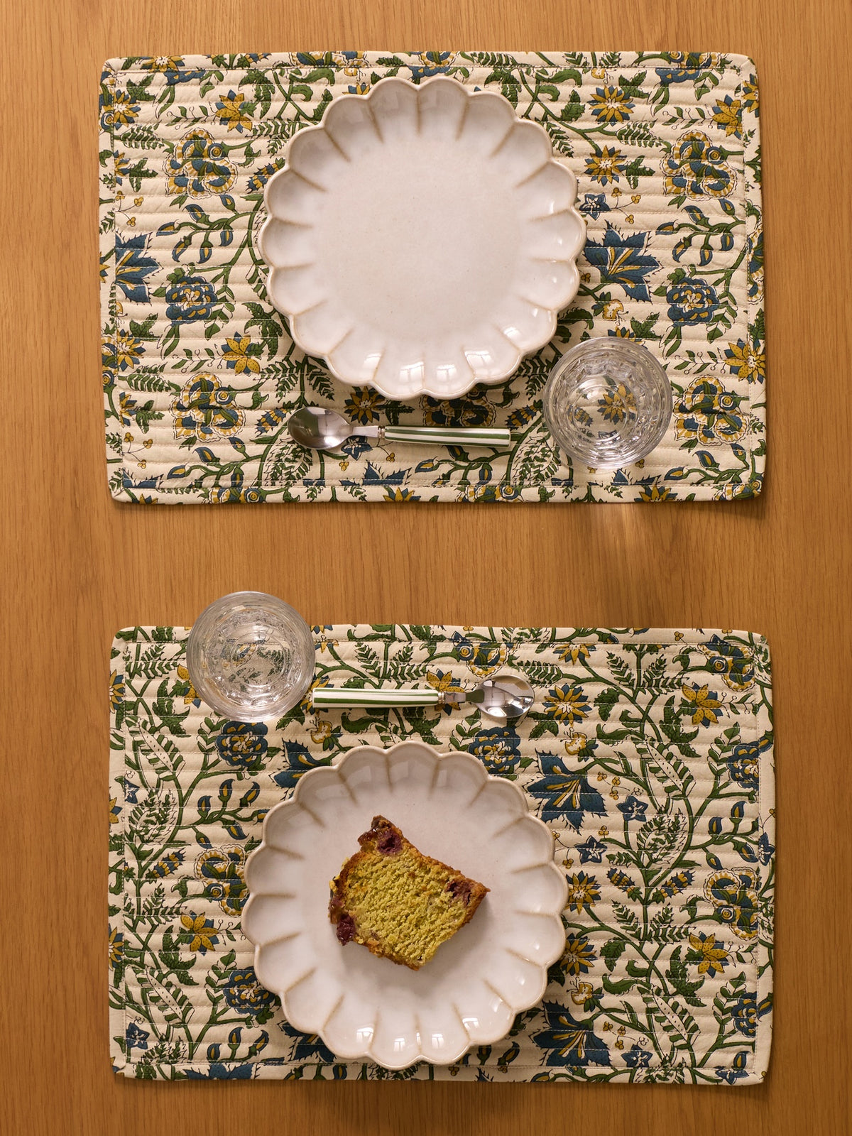Set de table imprimé indien par lot de 2