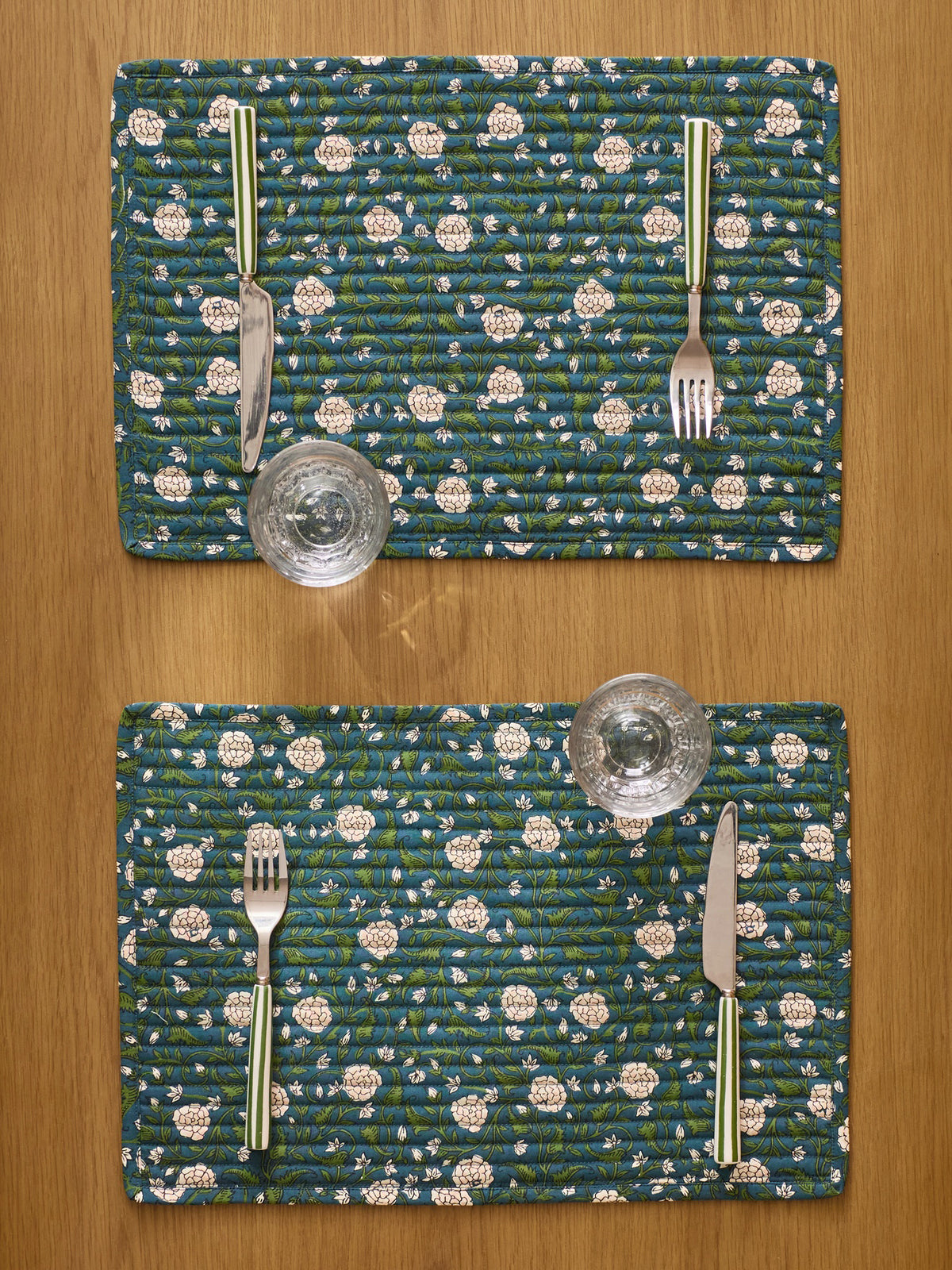 Set de table imprimé indien par lot de 2