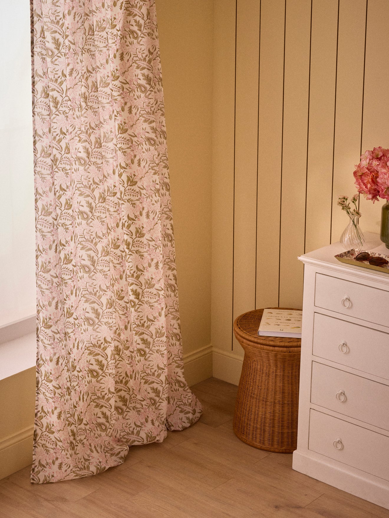 Rideau voilage imprimé indien Rosa