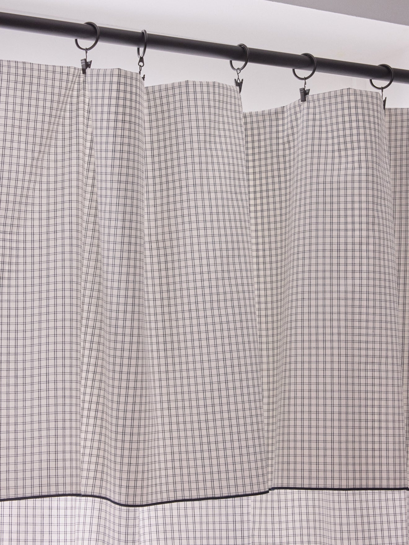 Panneau voile de coton fil à fil petits carreaux