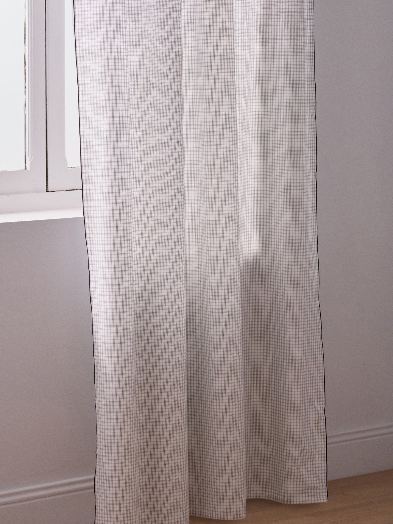 Panneau voile de coton fil à fil petits carreaux