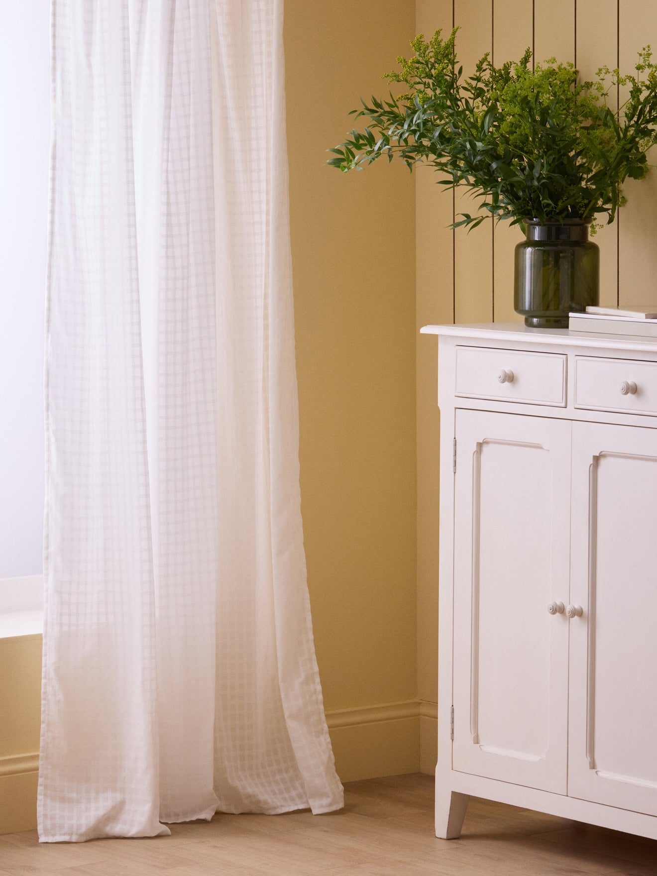 Panneau voilage texturé